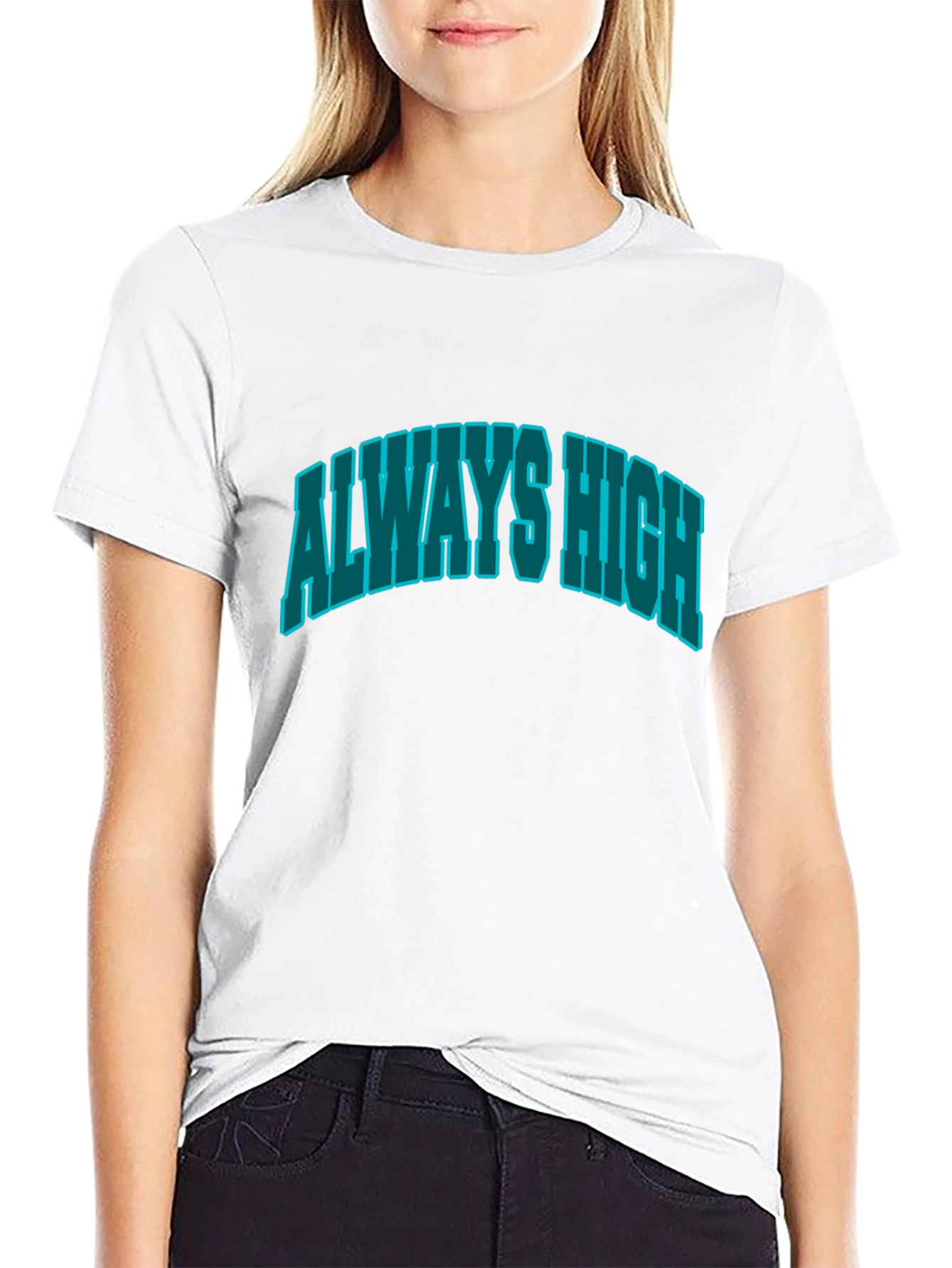 Always High Graphic Tee - Classic Black T-Shirt