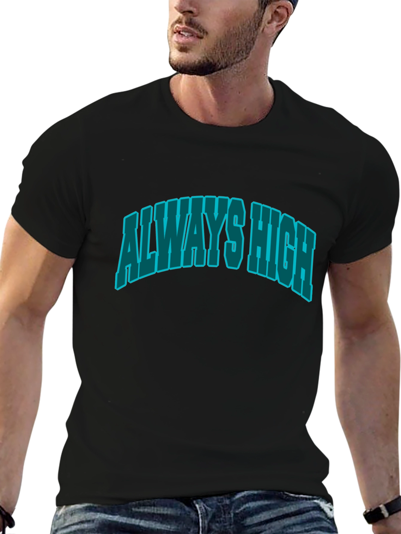 Always High Graphic Tee - Classic Black T-Shirt