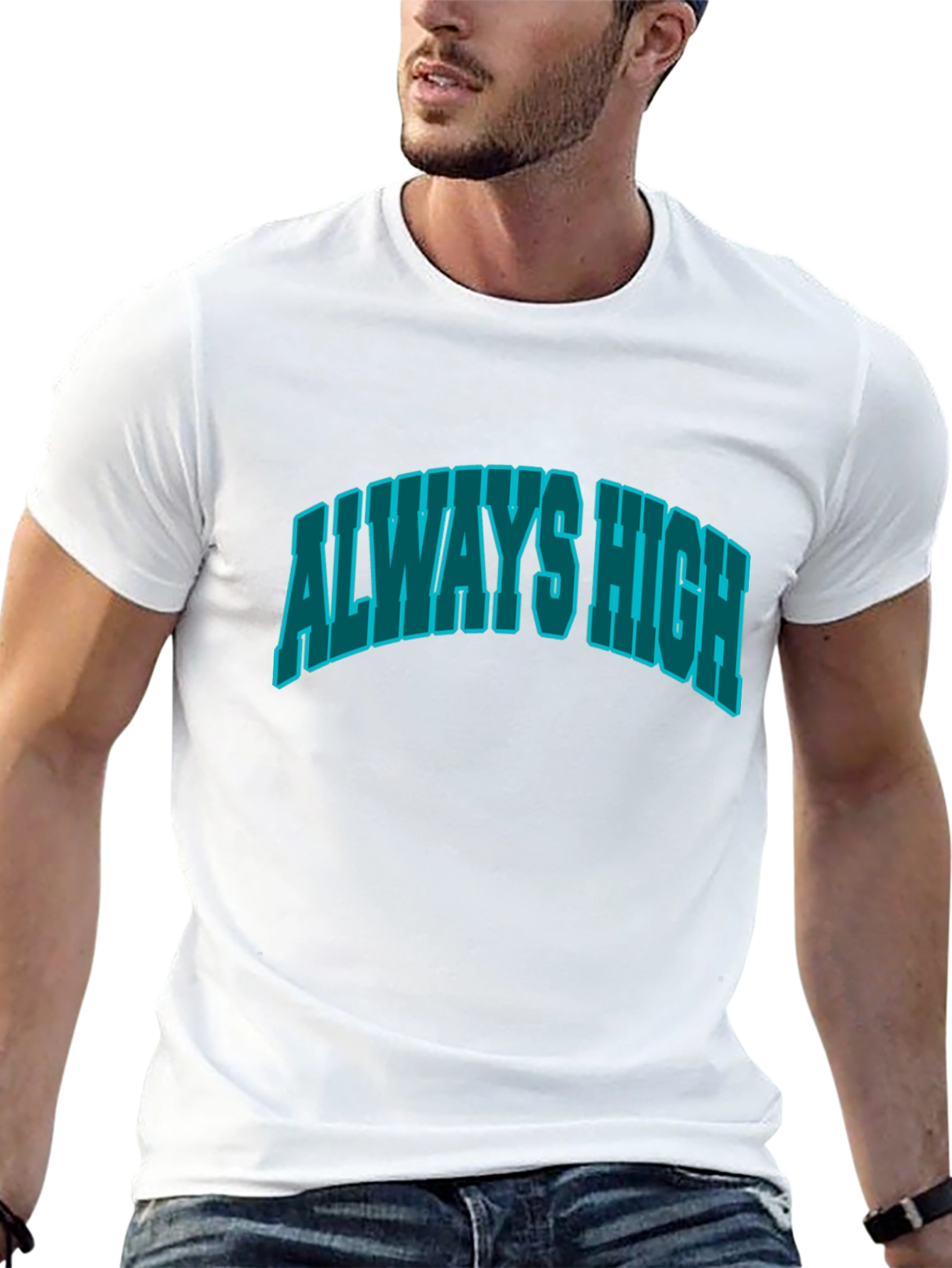 Always High Graphic Tee - Classic Black T-Shirt