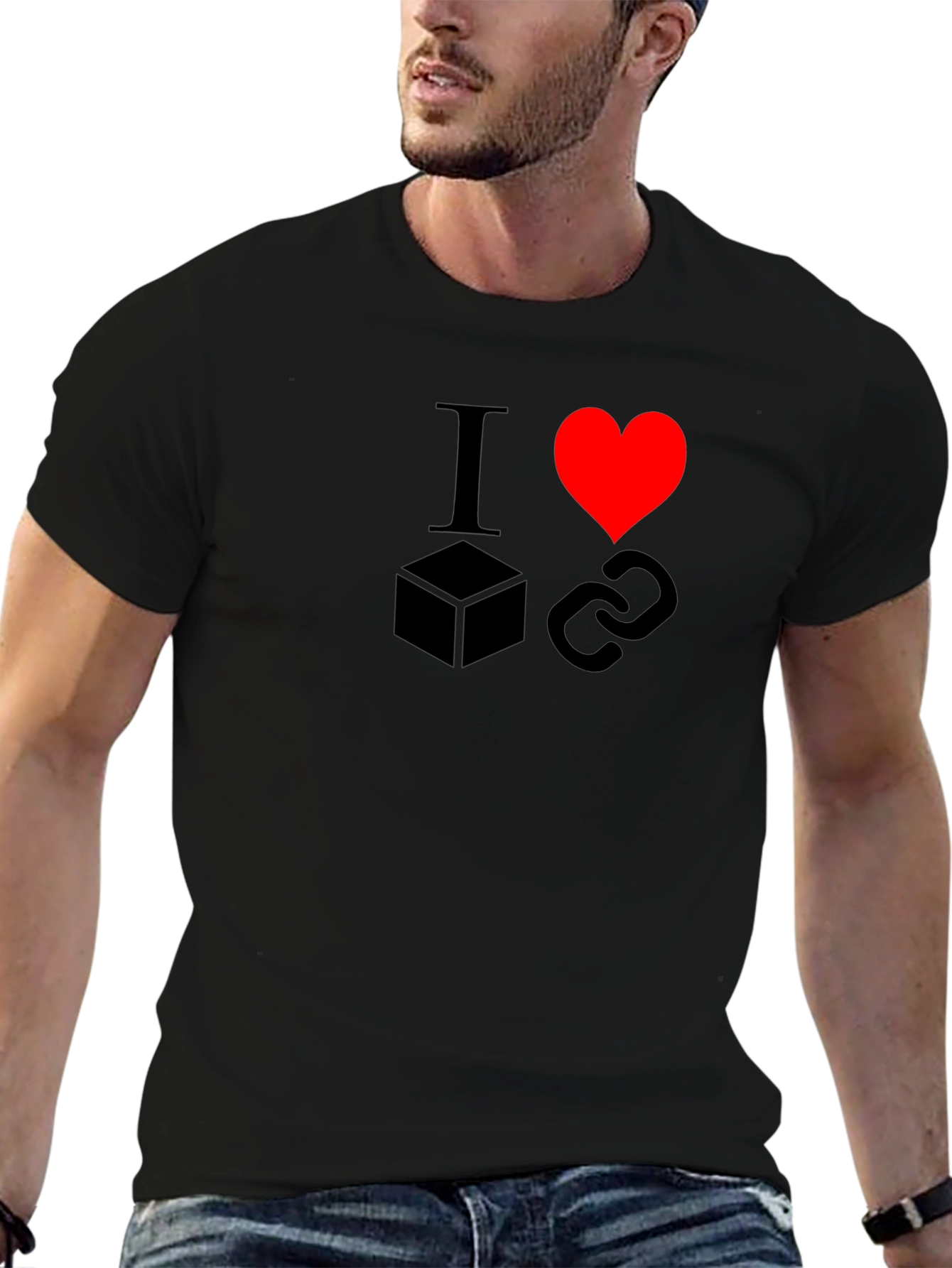 I Heart Blockchain T-Shirt - Crypto Tee
