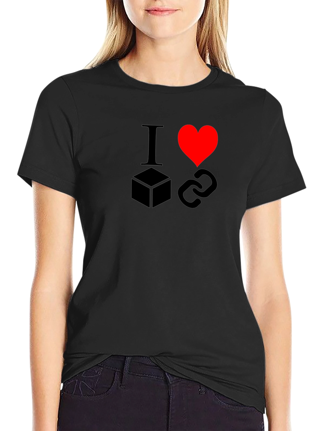 I Heart Blockchain T-Shirt - Crypto Tee