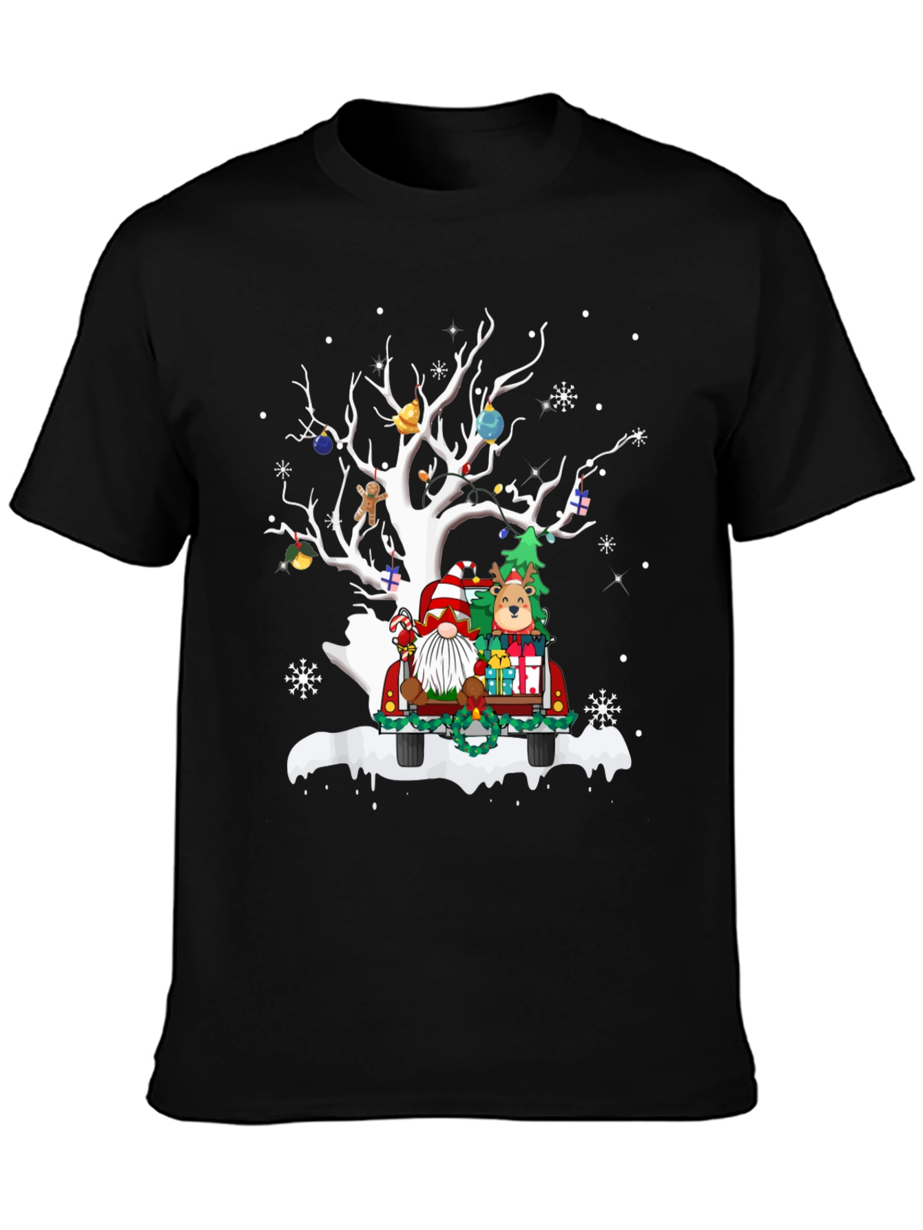 Christmas Tree Truck Graphic Tee