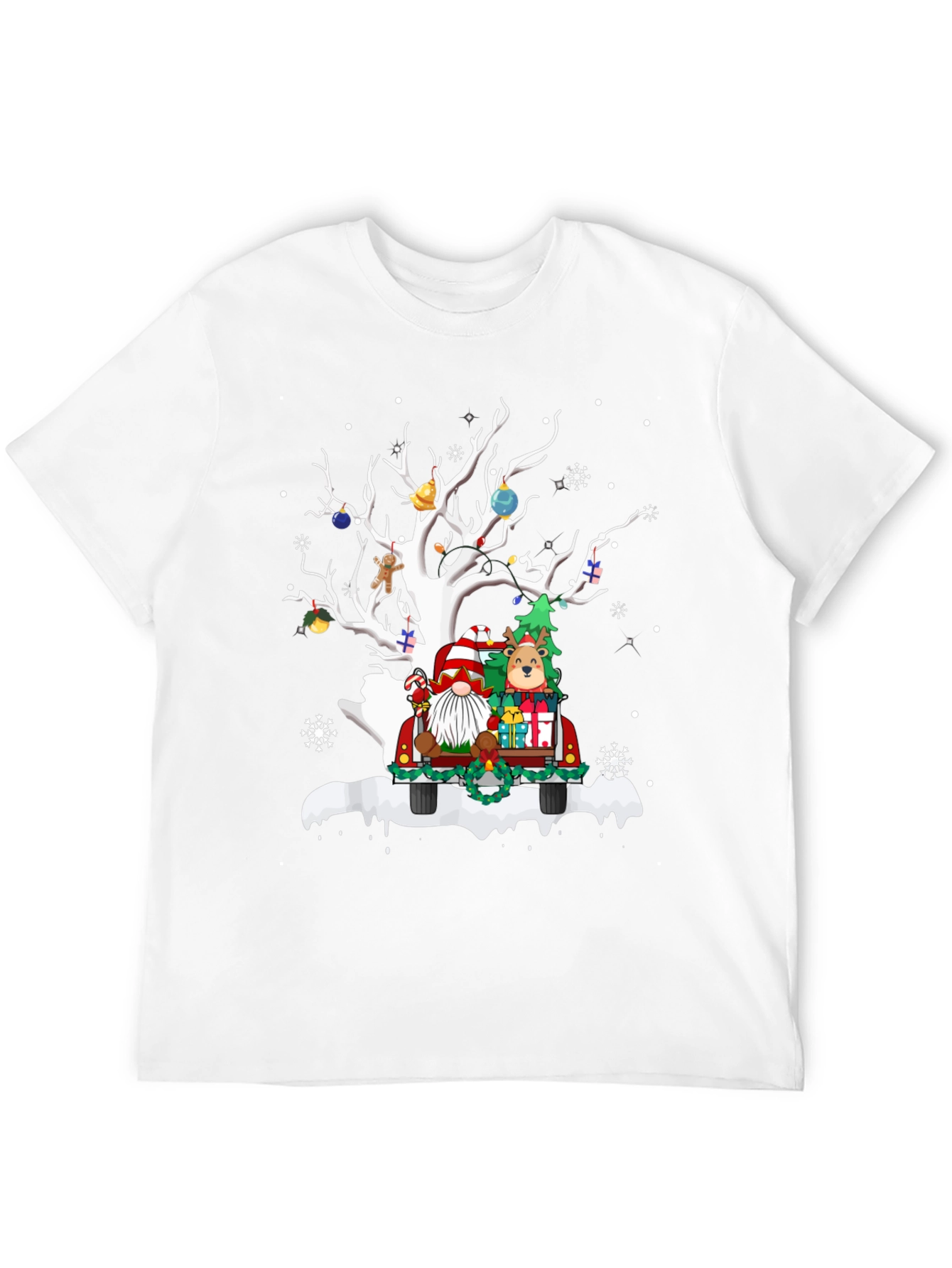 Christmas Tree Truck Graphic Tee