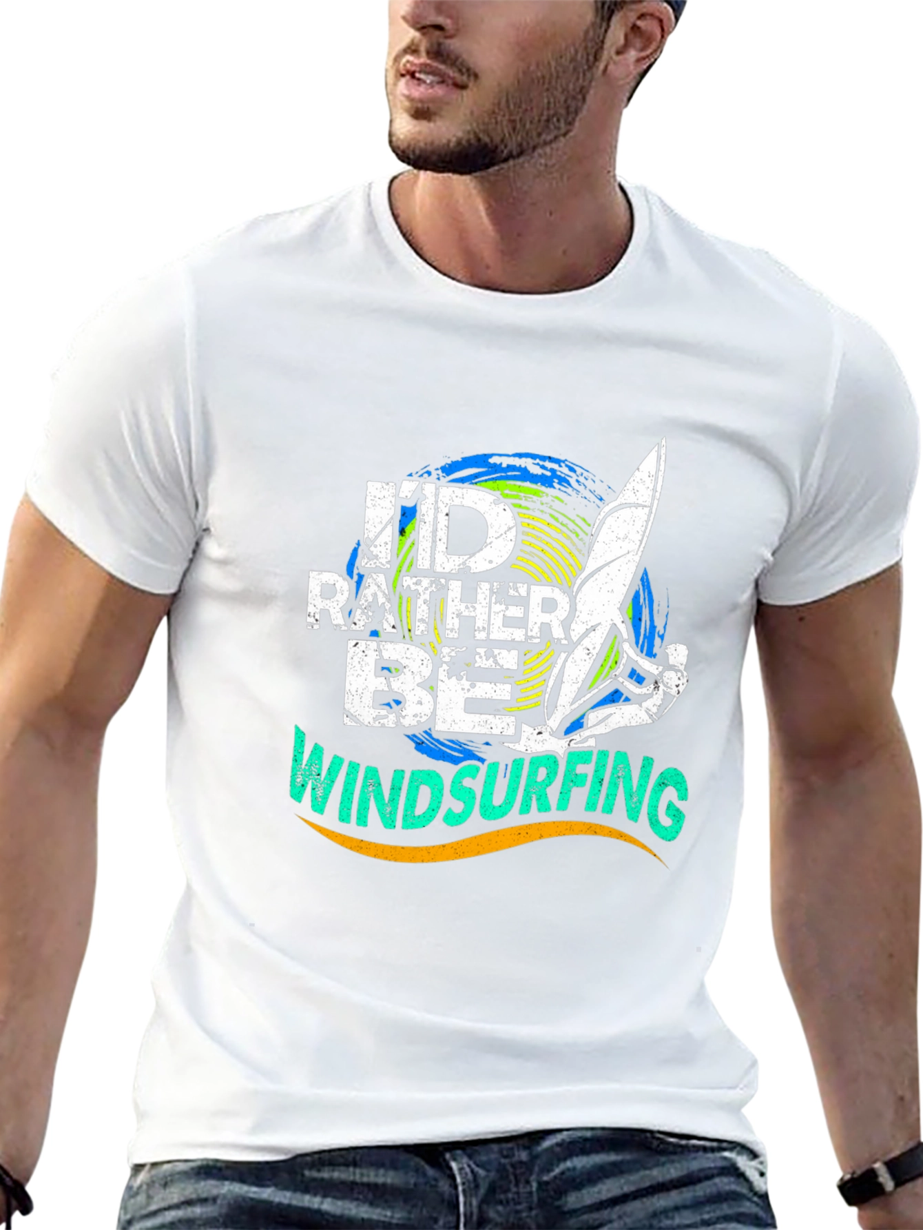 Windsurfing T-Shirt: Id Rather Be Windsurfing
