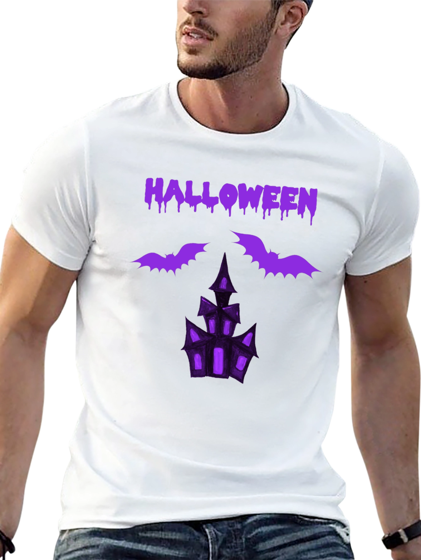 Halloween T-Shirt - Spooky Haunted House