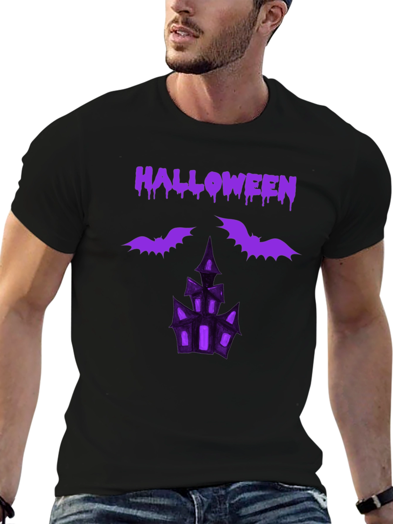 Halloween T-Shirt - Spooky Haunted House