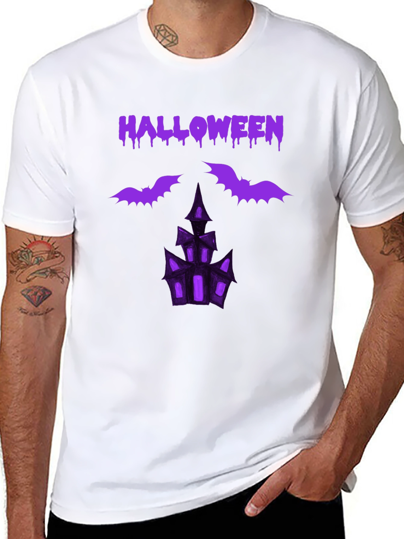 Halloween T-Shirt - Spooky Haunted House
