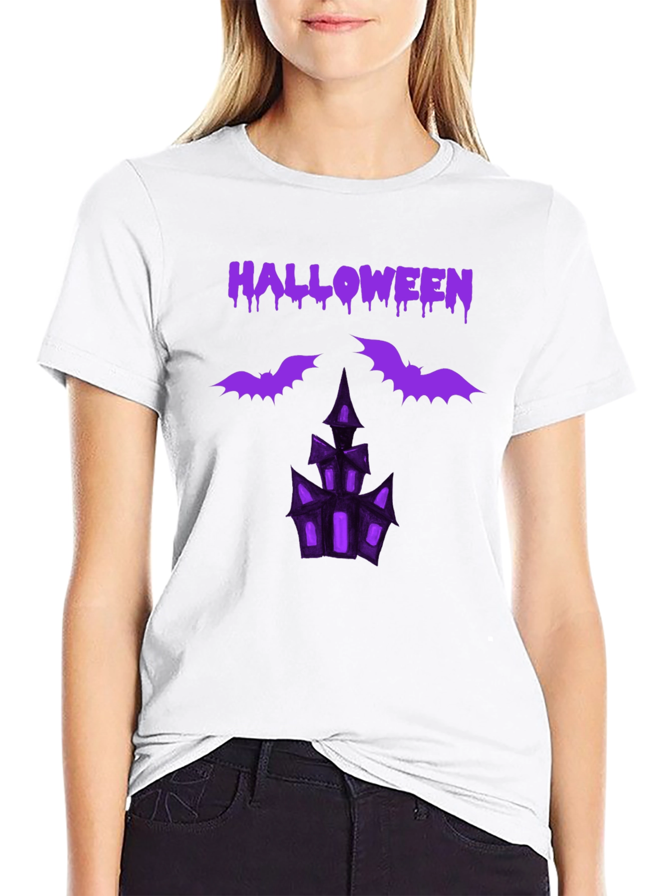 Halloween T-Shirt - Spooky Haunted House