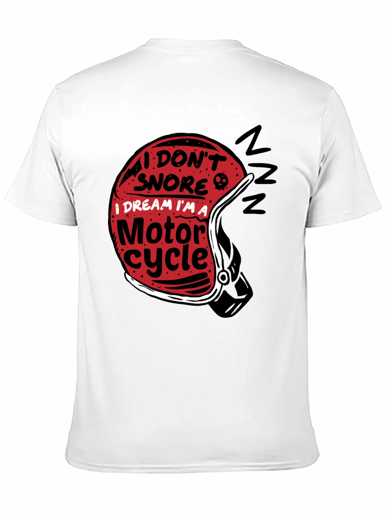 Motorcycle Dream T-Shirt - Black Graphic Tee