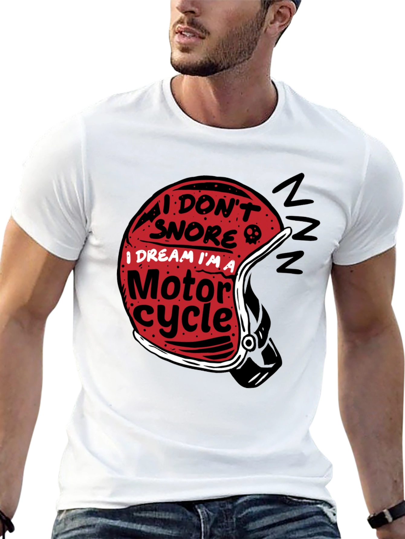 Motorcycle Dream T-Shirt - Black Graphic Tee