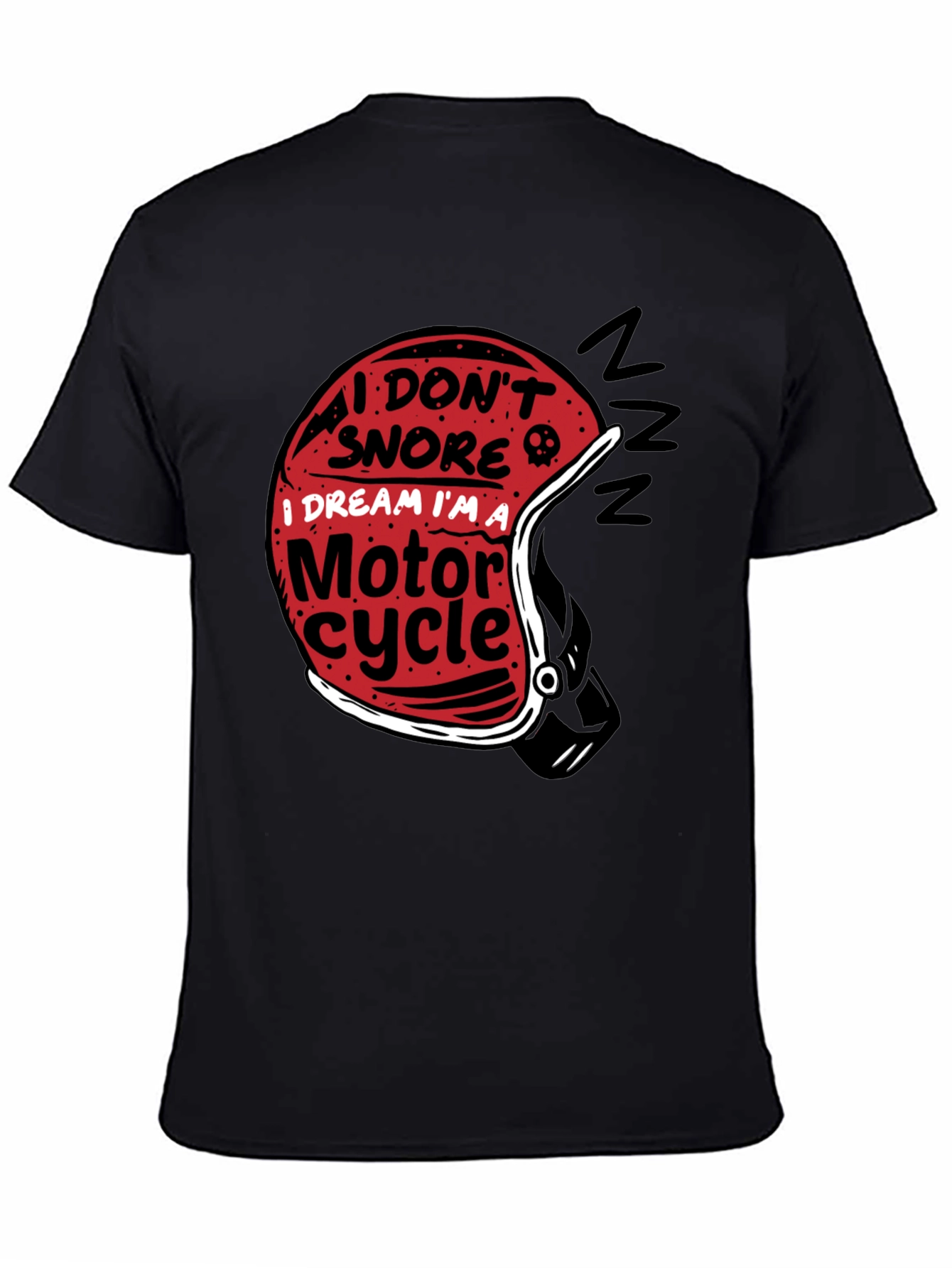 Motorcycle Dream T-Shirt - Black Graphic Tee