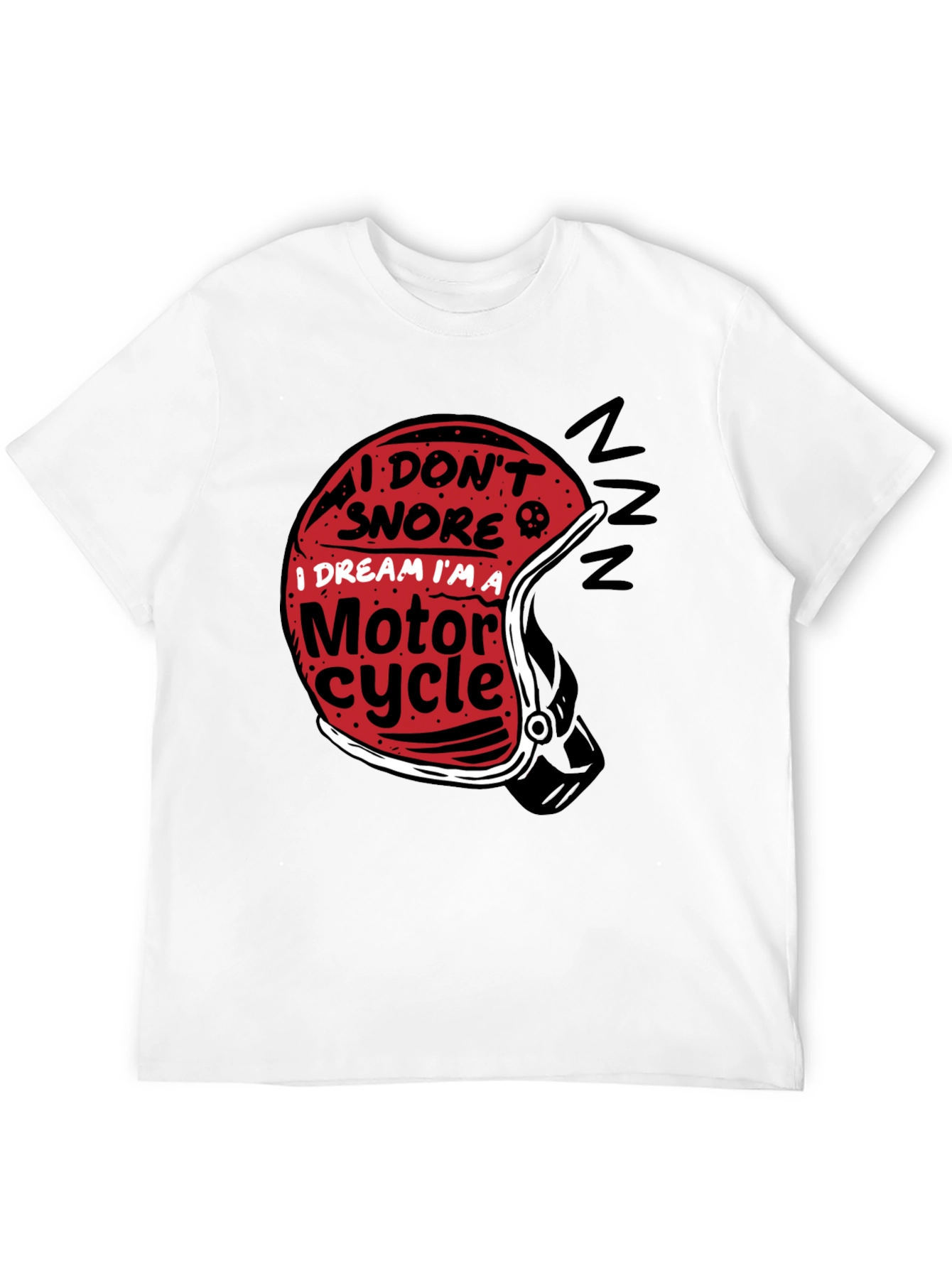 Motorcycle Dream T-Shirt - Black Graphic Tee