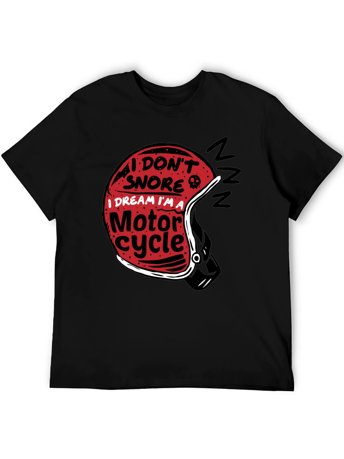 Motorcycle Dream T-Shirt - Black Graphic Tee