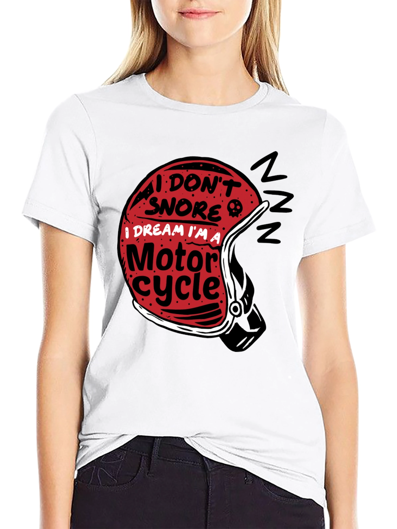 Motorcycle Dream T-Shirt - Black Graphic Tee