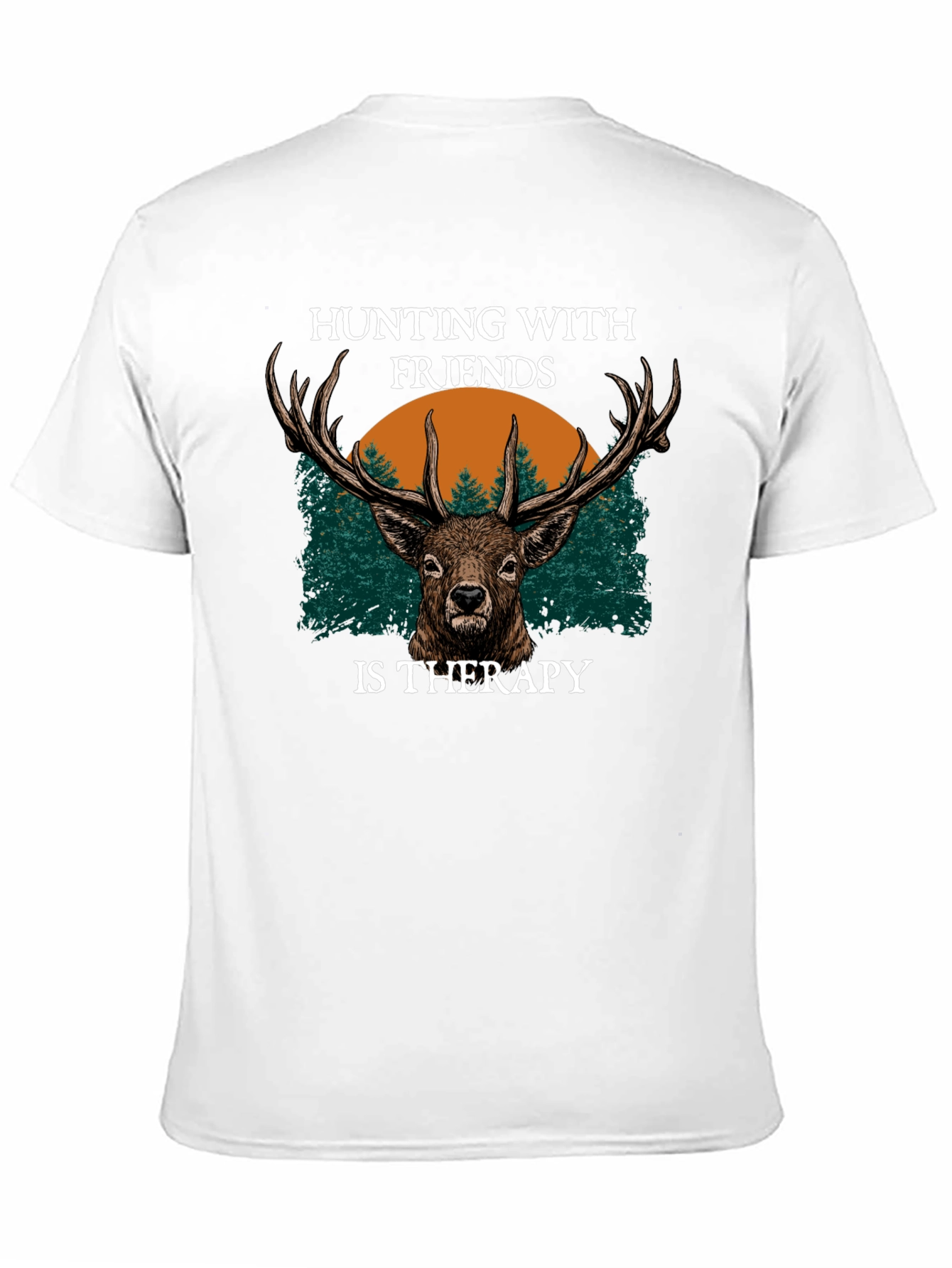 Hunting with Friends Therapy Graphic T-Shirt
