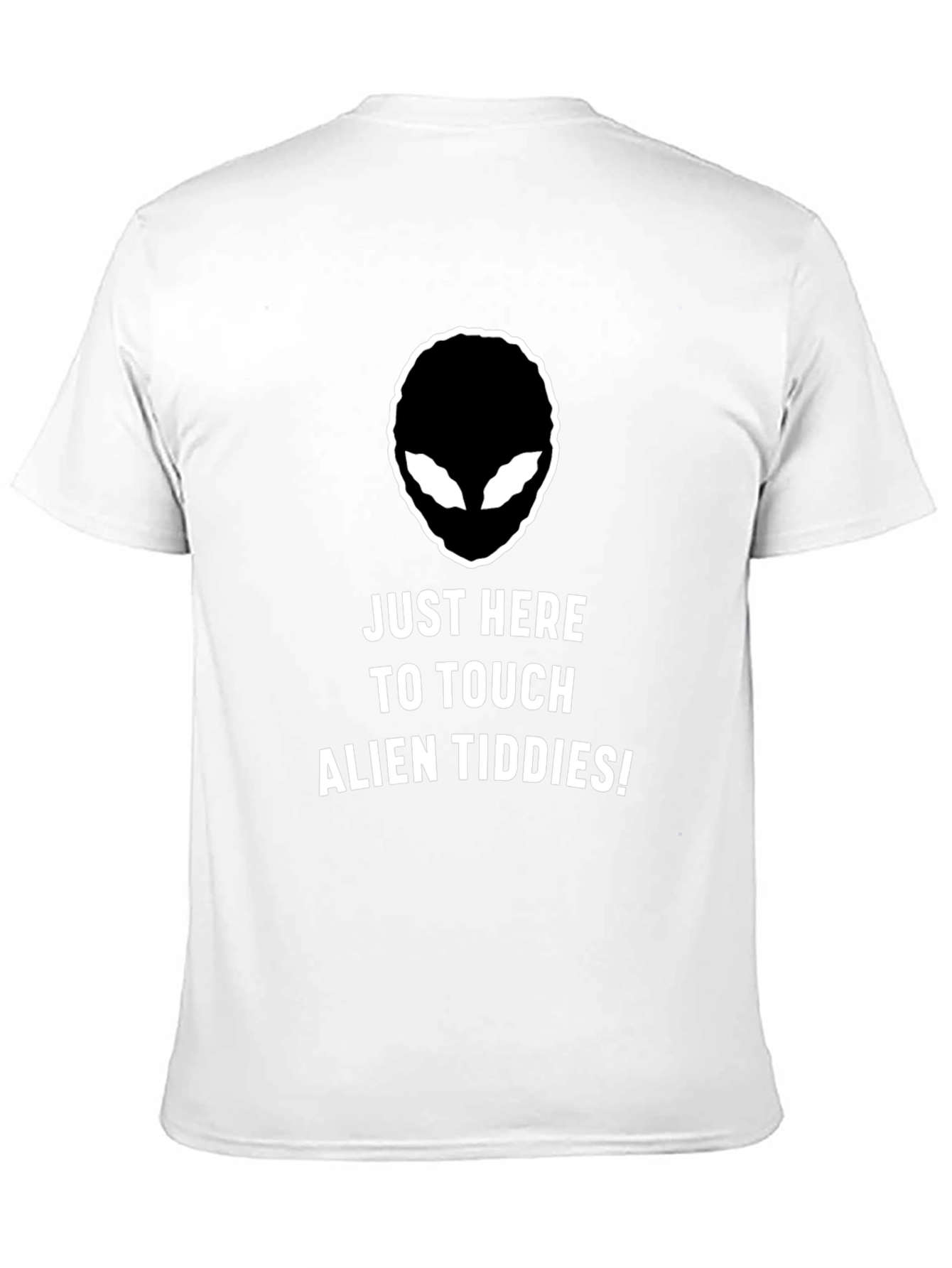 Alien Tiddies Graphic Tee - Funny Novelty T-Shirt