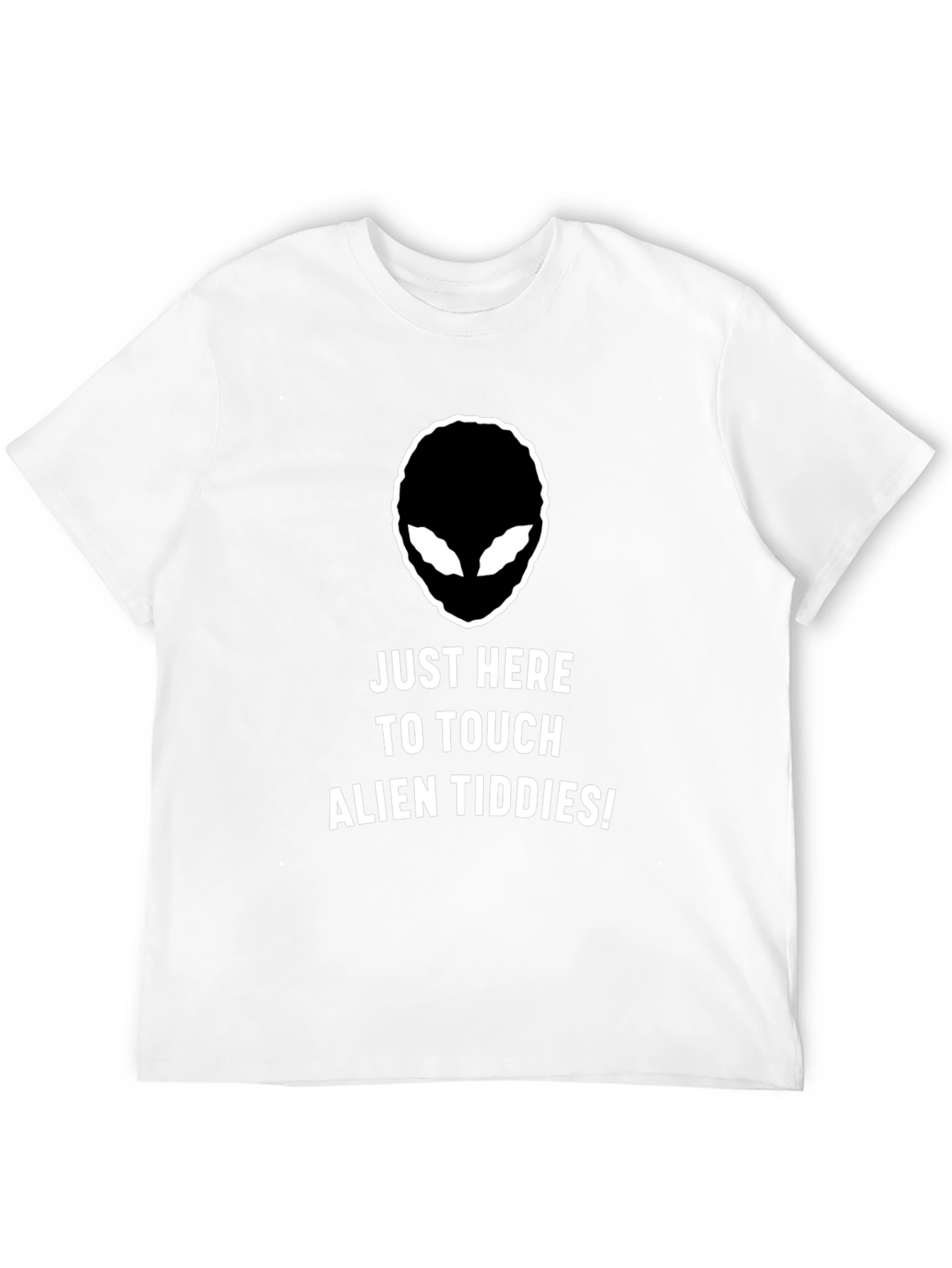 Alien Tiddies Graphic Tee - Funny Novelty T-Shirt