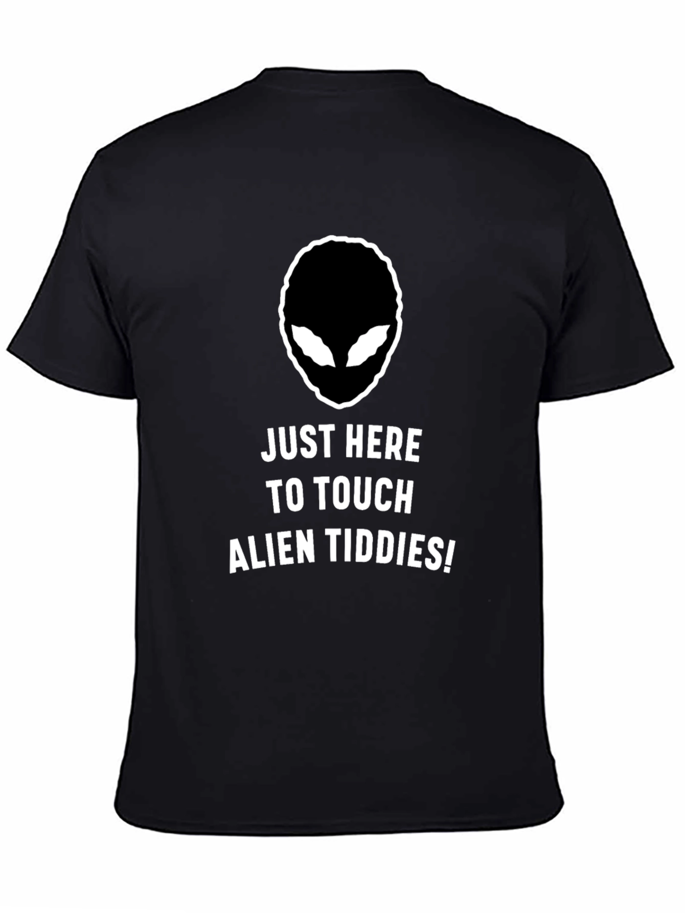 Alien Tiddies Graphic Tee - Funny Novelty T-Shirt