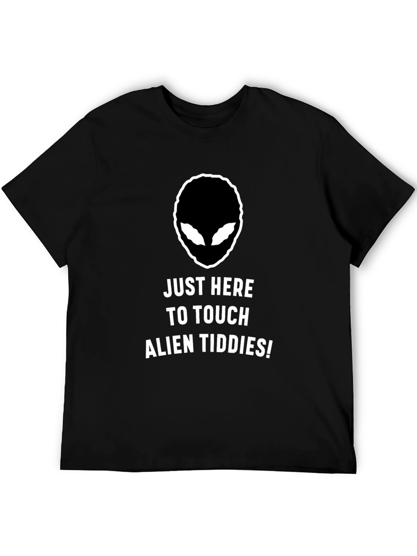 Alien Tiddies Graphic Tee - Funny Novelty T-Shirt
