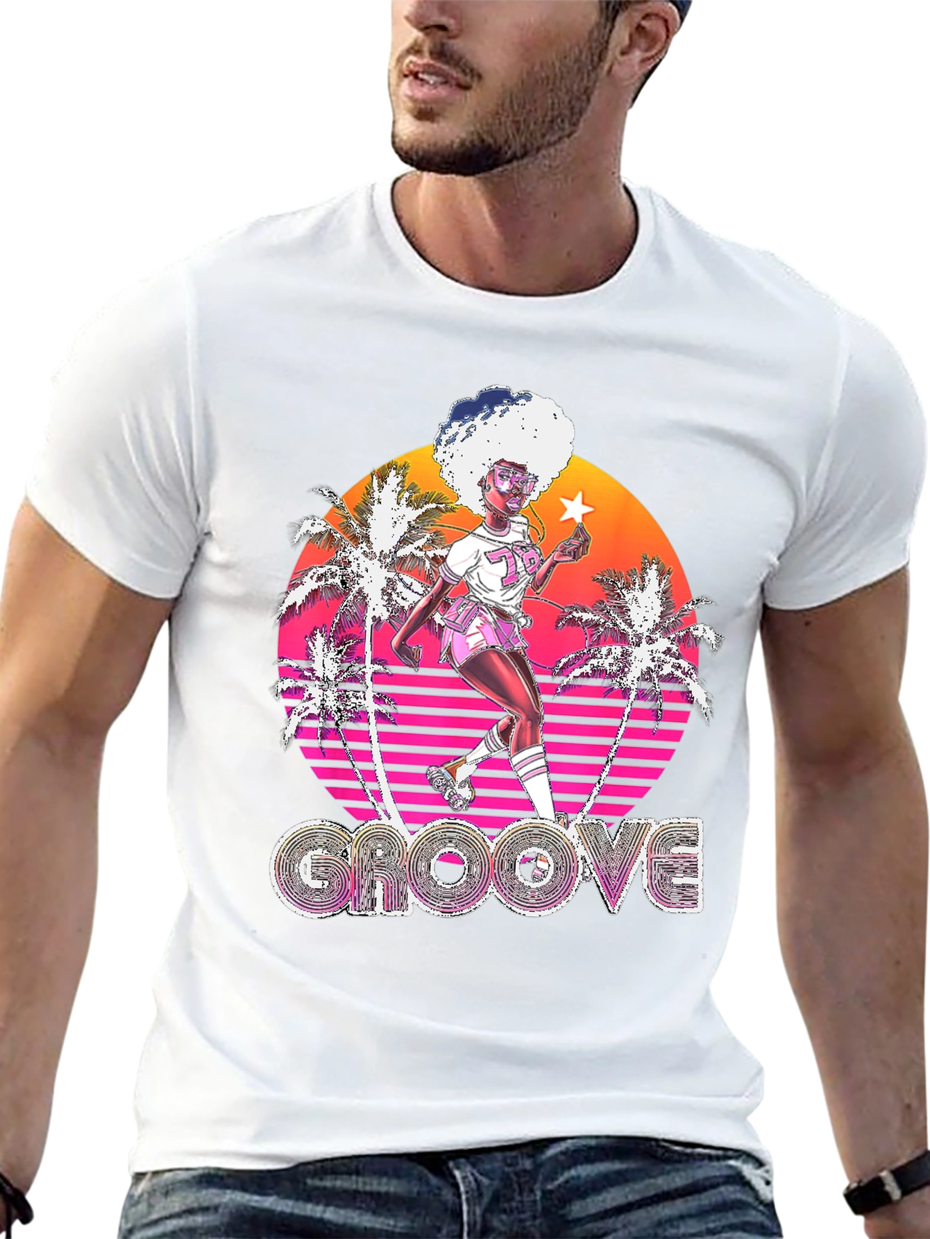 Retro Groove T-Shirt with 80s Vibe