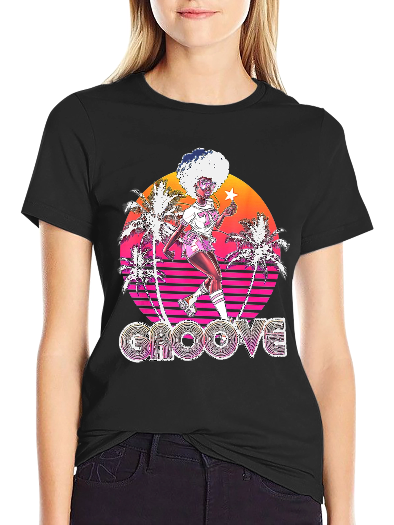 Retro Groove T-Shirt with 80s Vibe