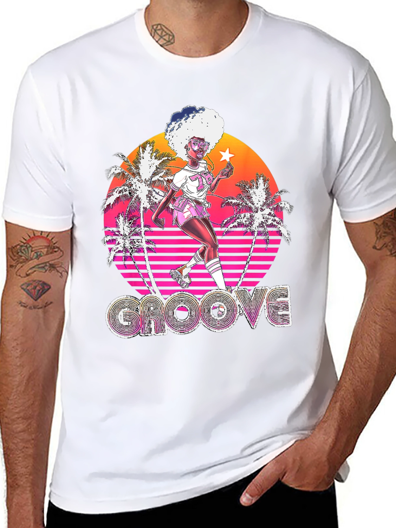Retro Groove T-Shirt with 80s Vibe