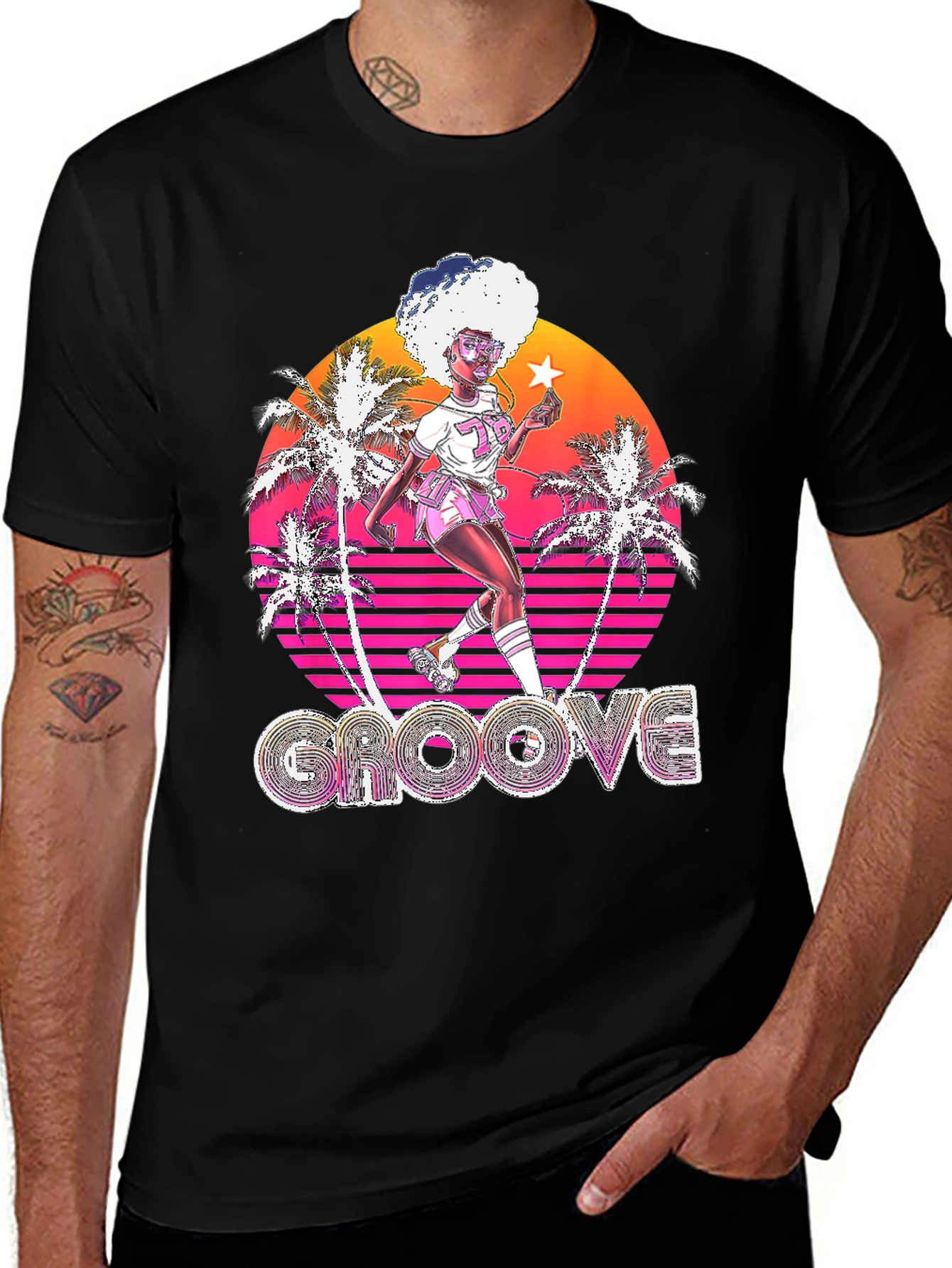 Retro Groove T-Shirt with 80s Vibe