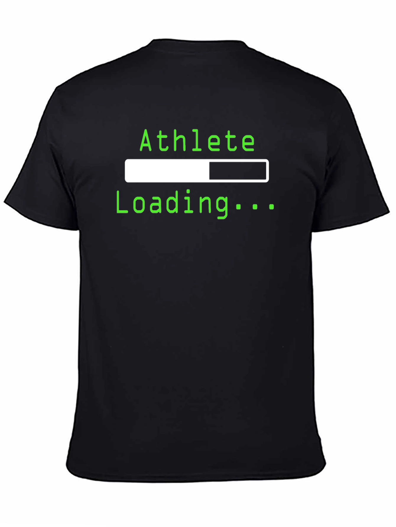 Athlete Loading Graphic T-Shirt - Black