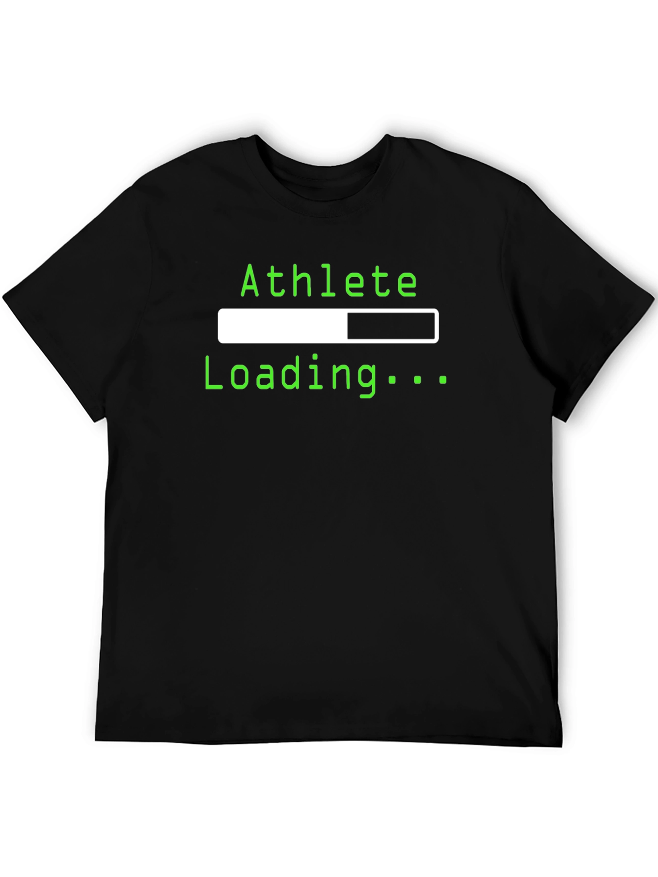 Athlete Loading Graphic T-Shirt - Black