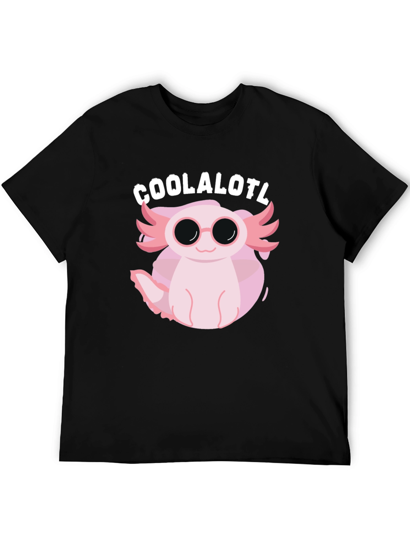 Cool Axolotl Black T-Shirt