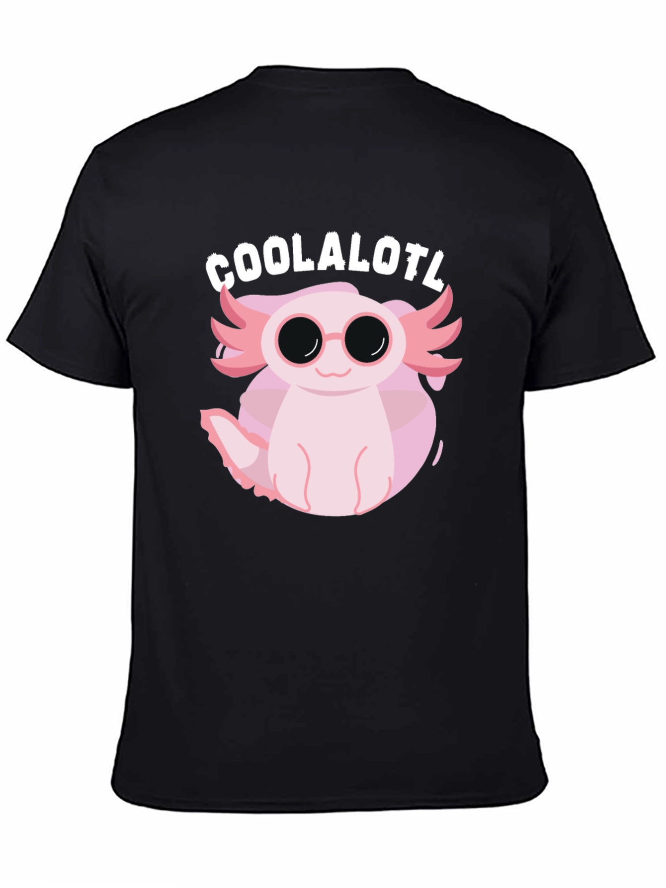 Cool Axolotl Black T-Shirt