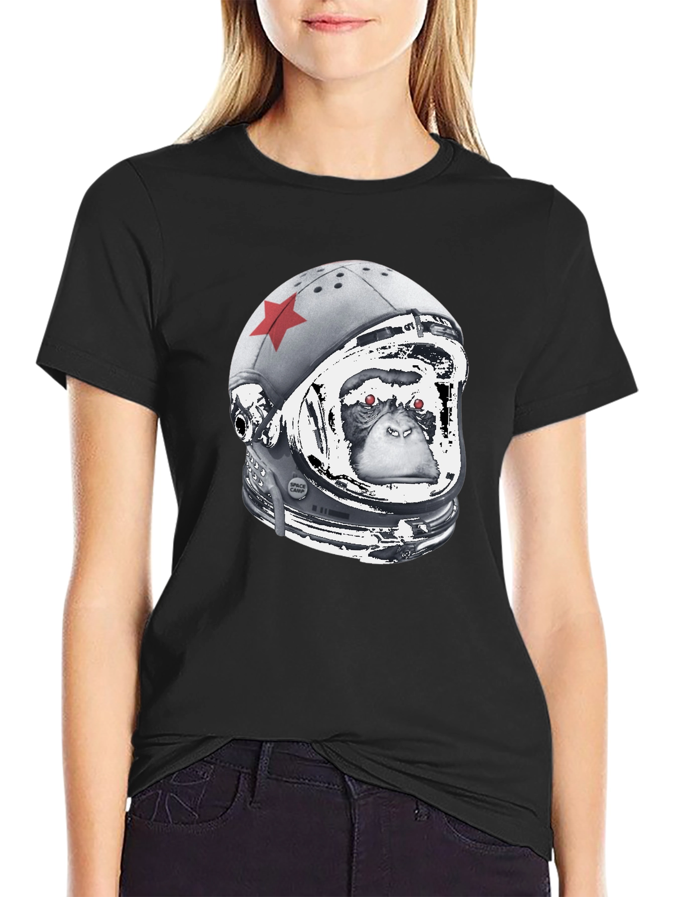 Astro Chimp Tee - Space Monkey Graphic T-Shirt