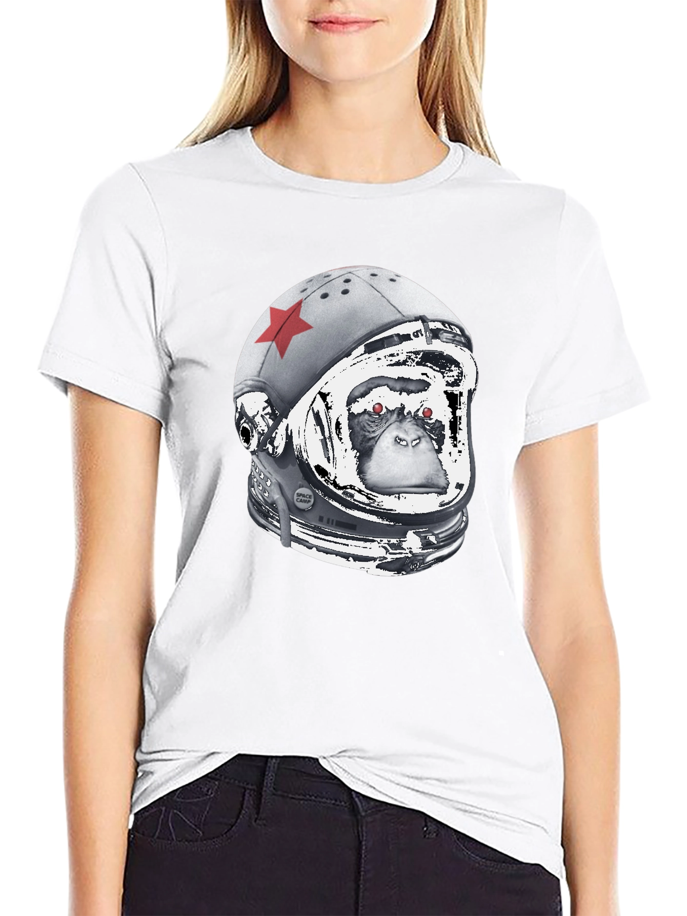 Astro Chimp Tee - Space Monkey Graphic T-Shirt