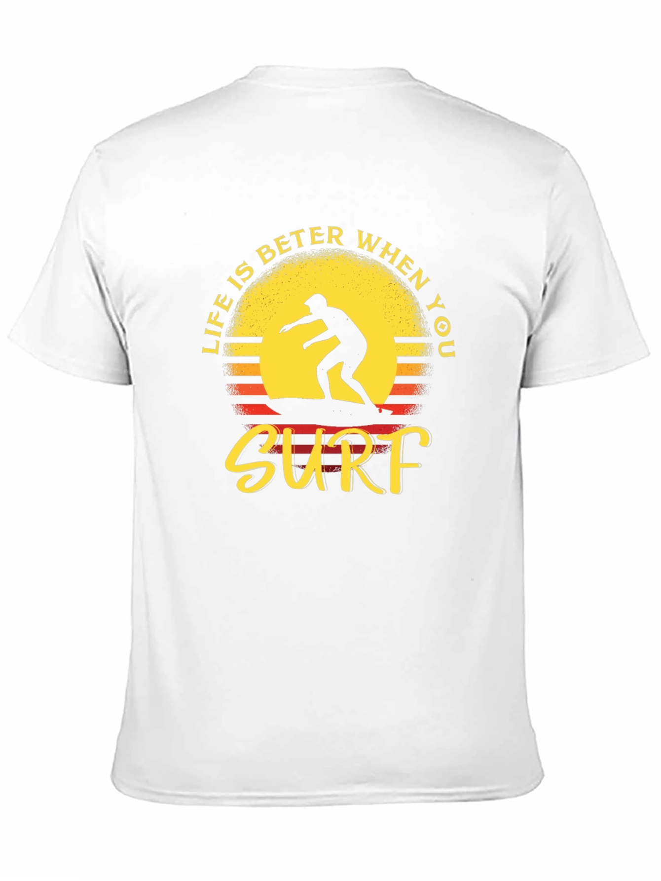 Life is Better When You Surf Black T-Shirt