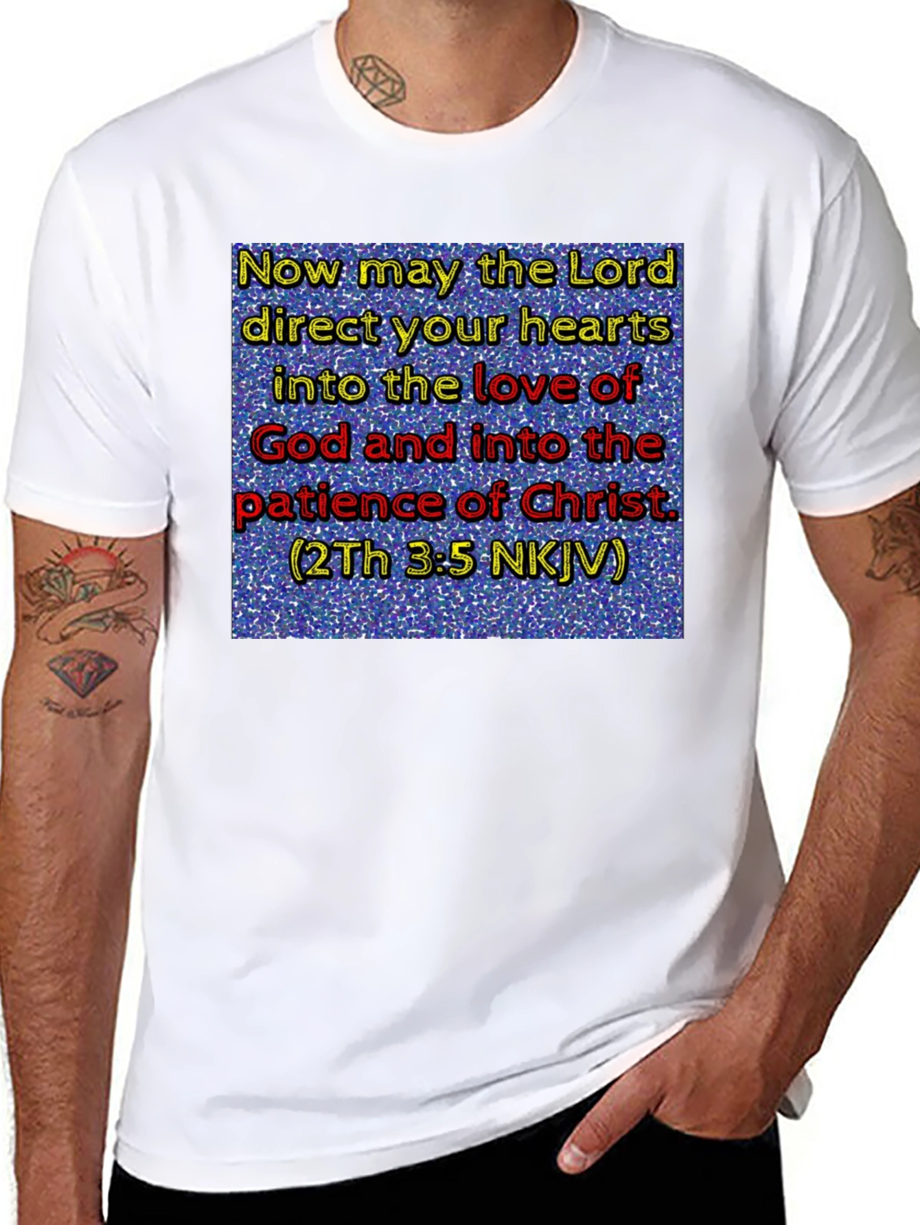 Religious T-Shirt: Love & Patience