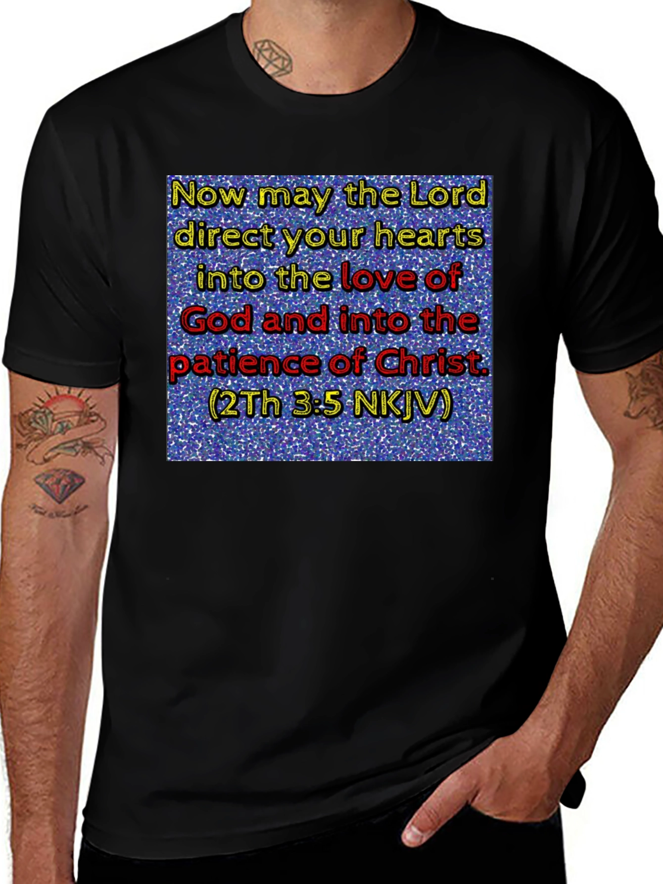 Religious T-Shirt: Love & Patience