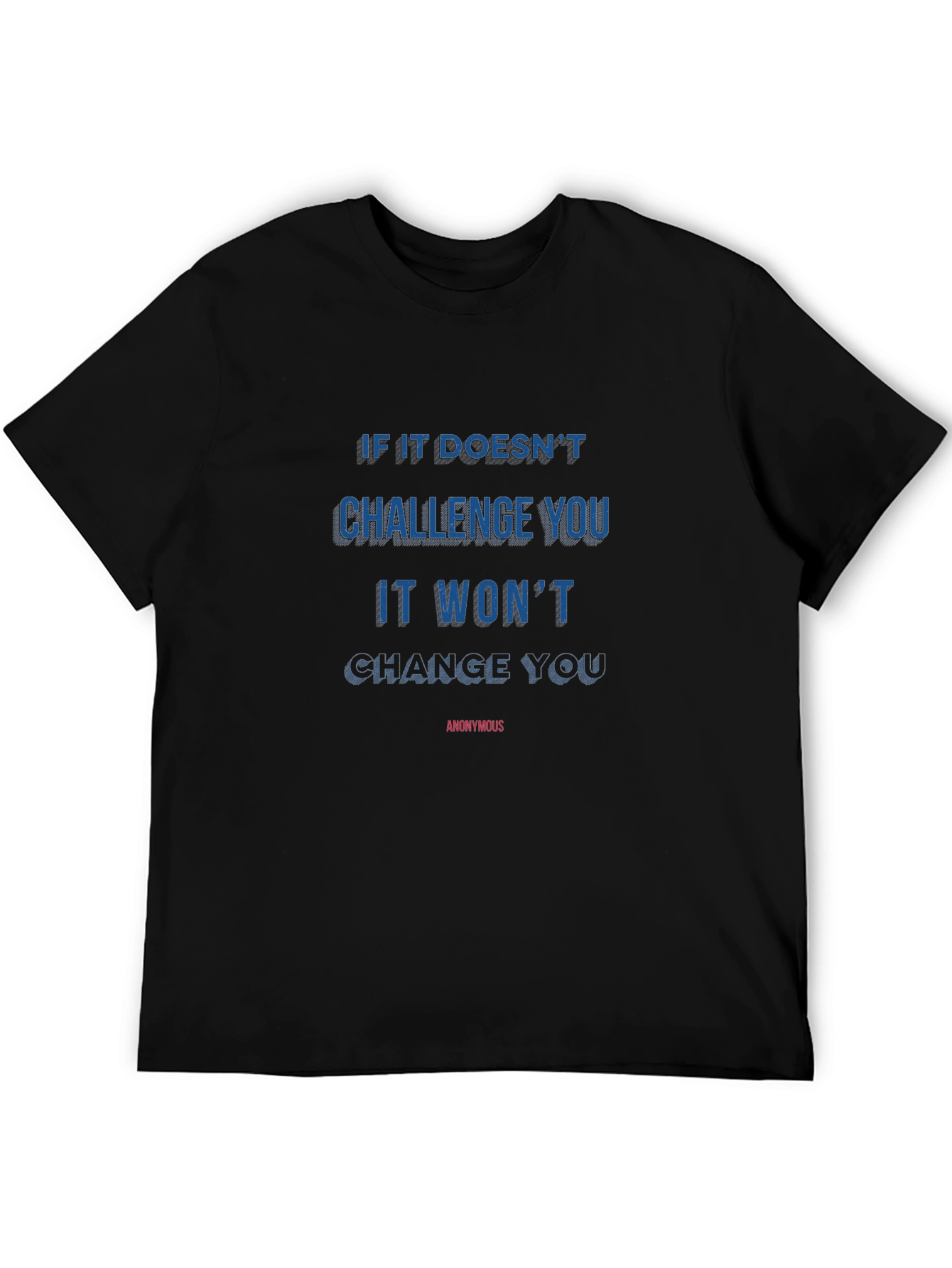 Motivational Graphic Tee - Challenge and Change
