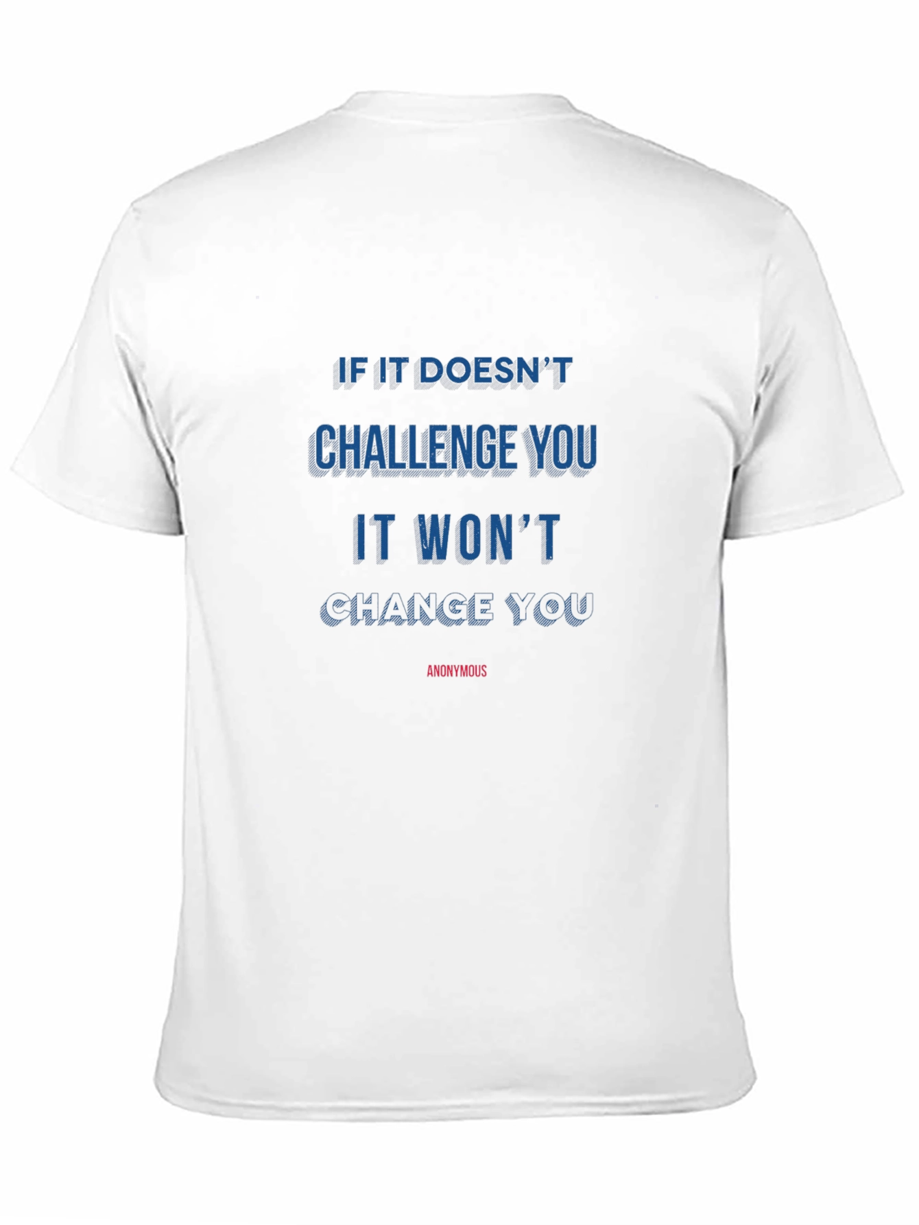 Motivational Graphic Tee - Challenge and Change