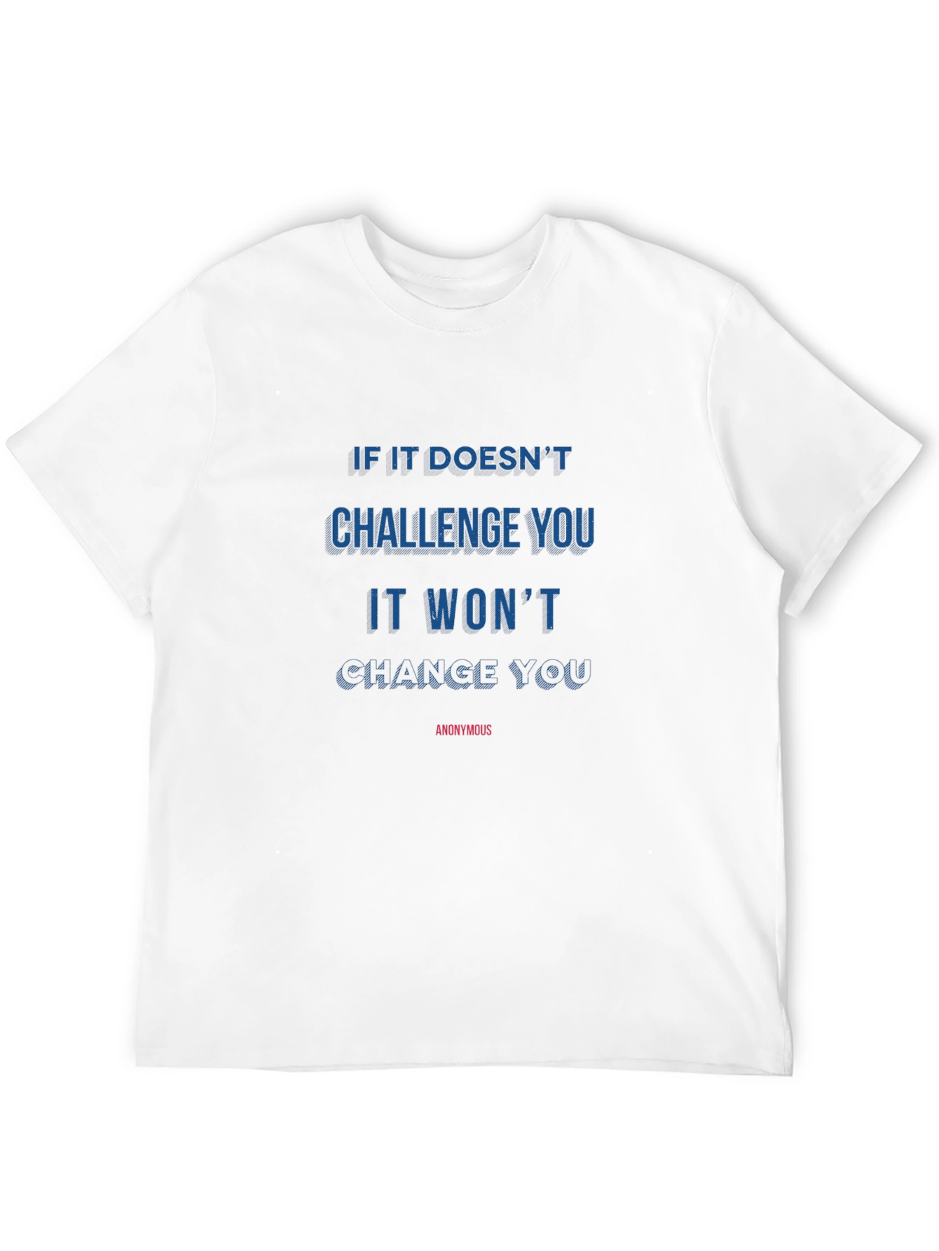 Motivational Graphic Tee - Challenge and Change