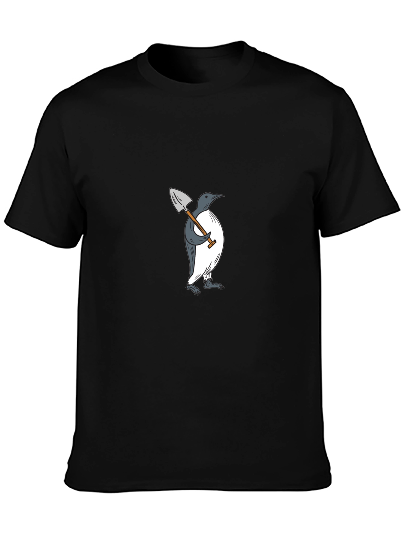 Penguin Shovel Graphic T-Shirt