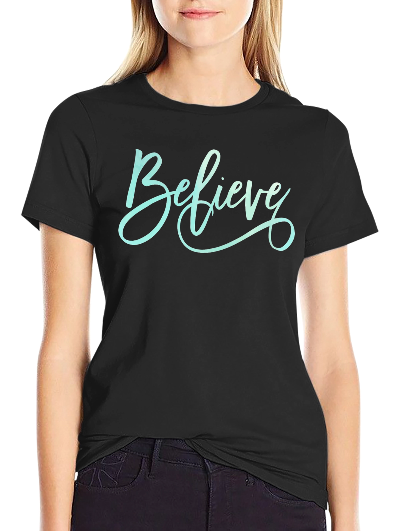 Believe Graphic Tee - Stylish Comfort