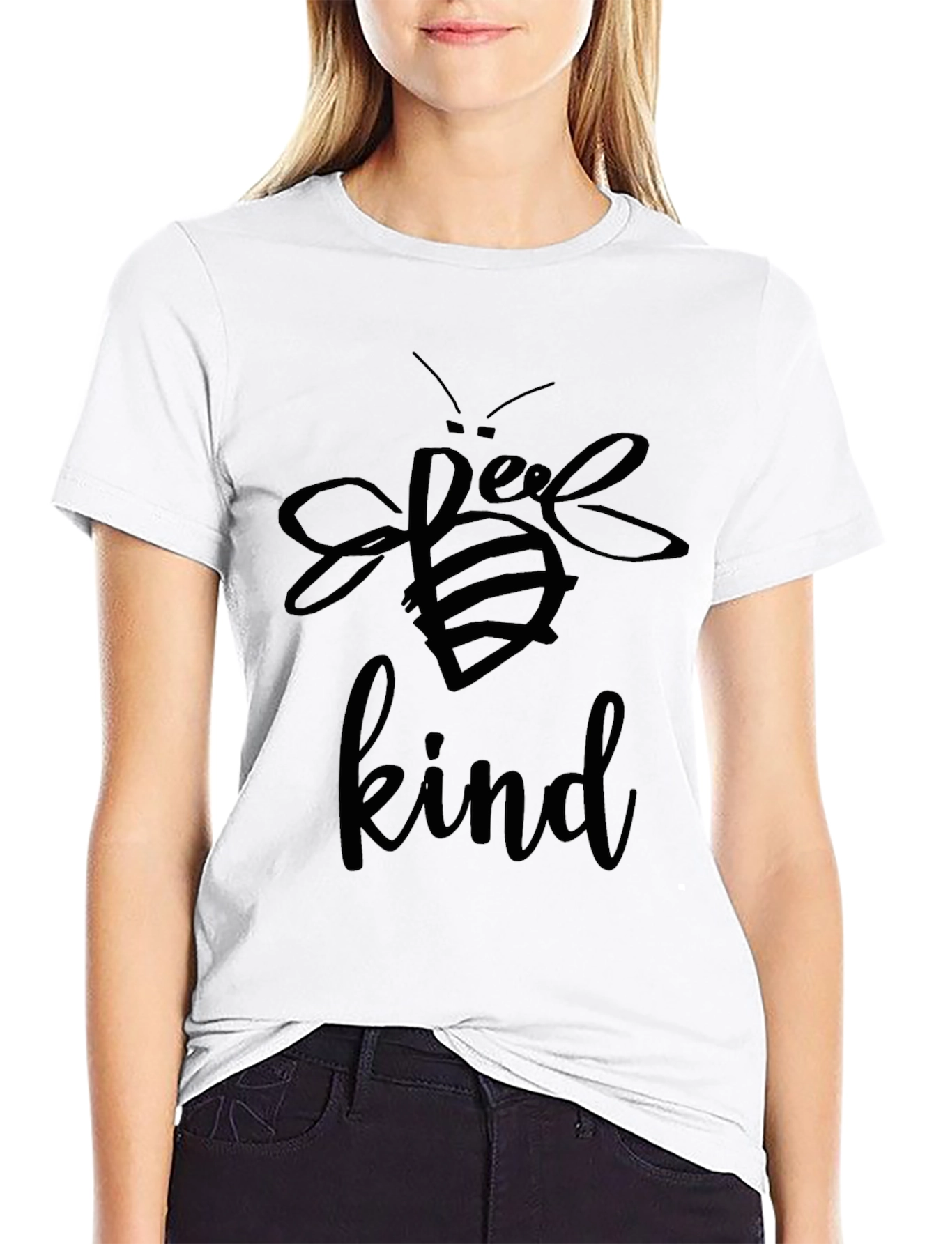 Bee Kind Graphic Tee - Positive Message Shirt