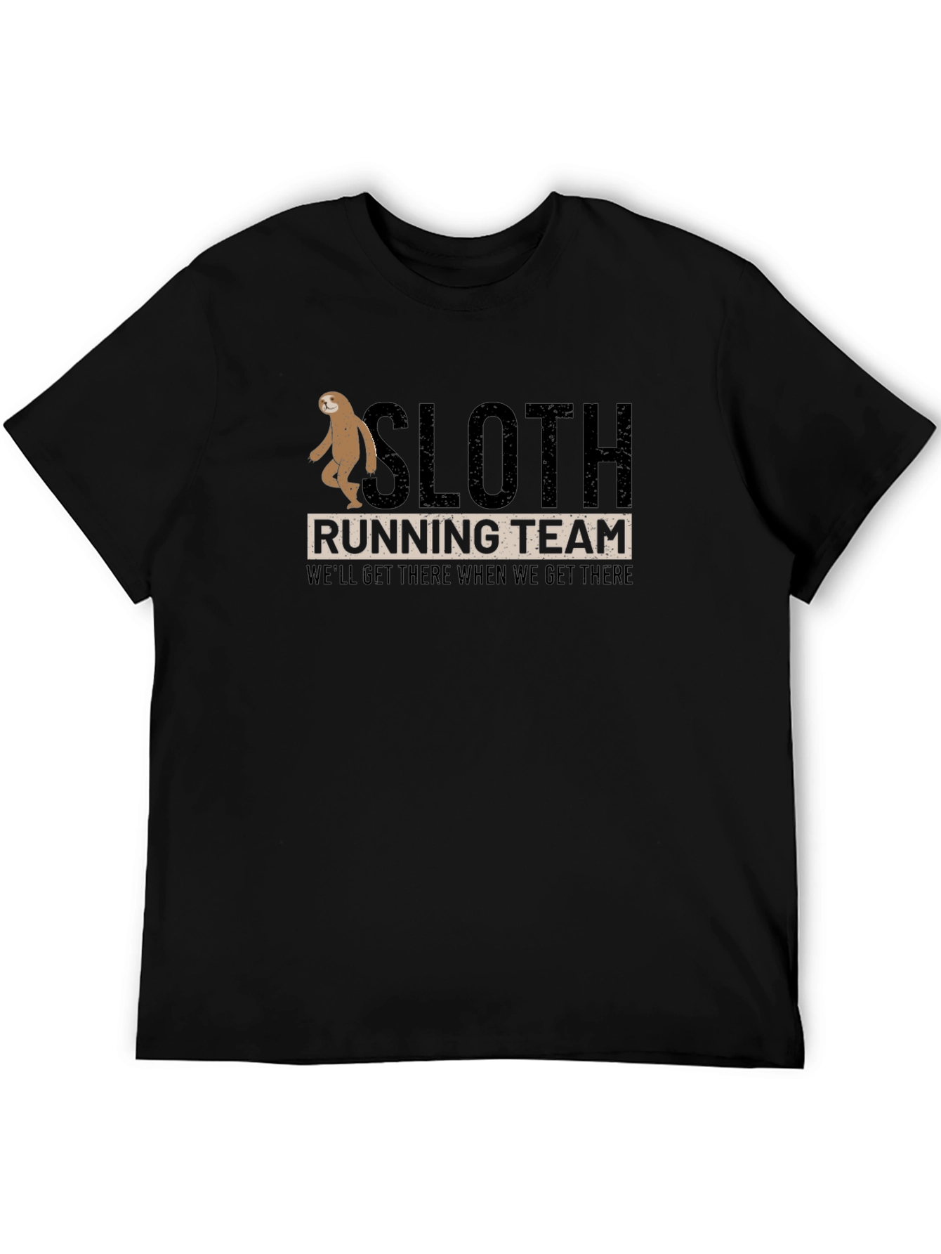 Sloth Running Team T-Shirt:  Funny Relaxed Fit