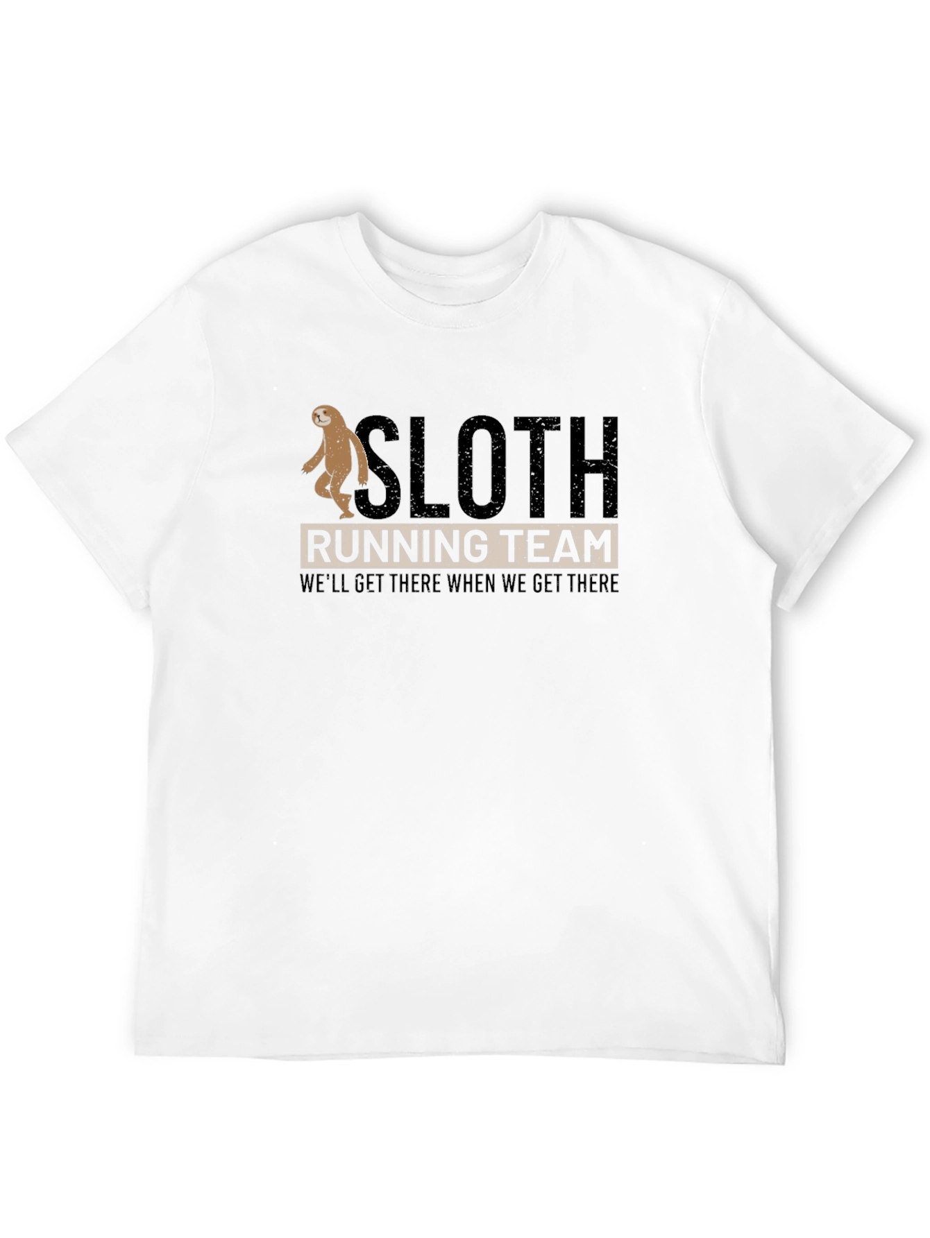 Sloth Running Team T-Shirt:  Funny Relaxed Fit