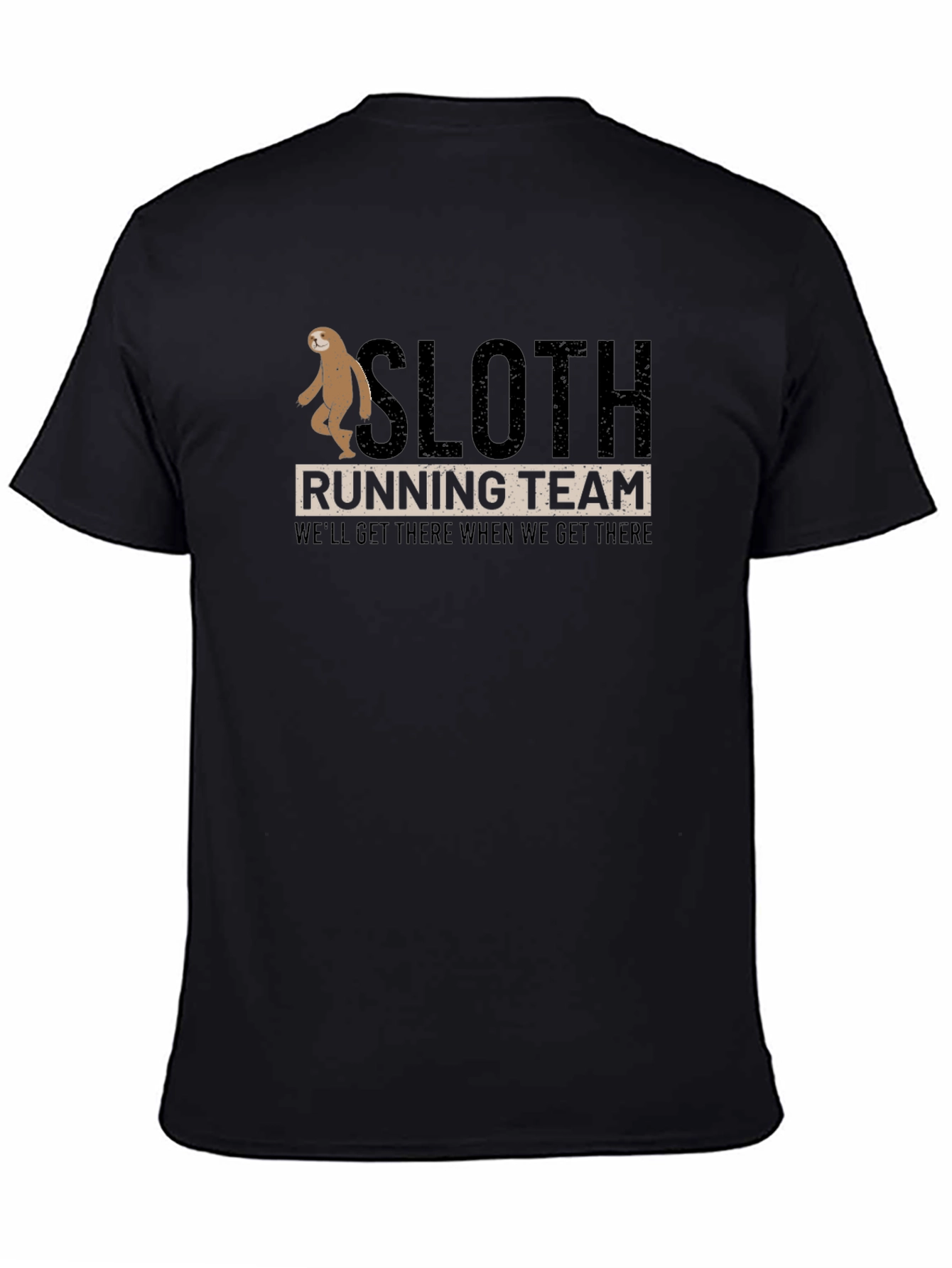 Sloth Running Team T-Shirt:  Funny Relaxed Fit