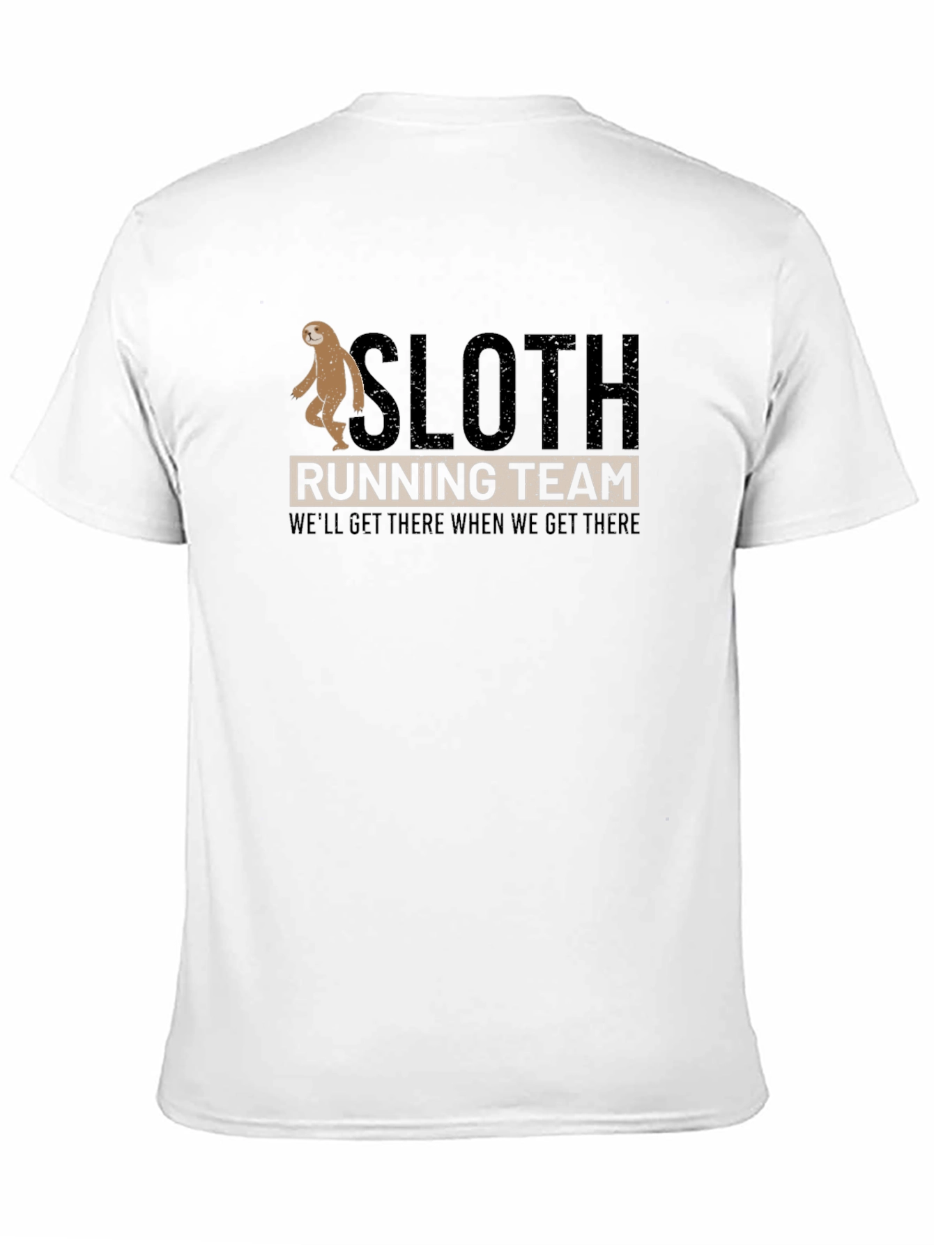 Sloth Running Team T-Shirt:  Funny Relaxed Fit