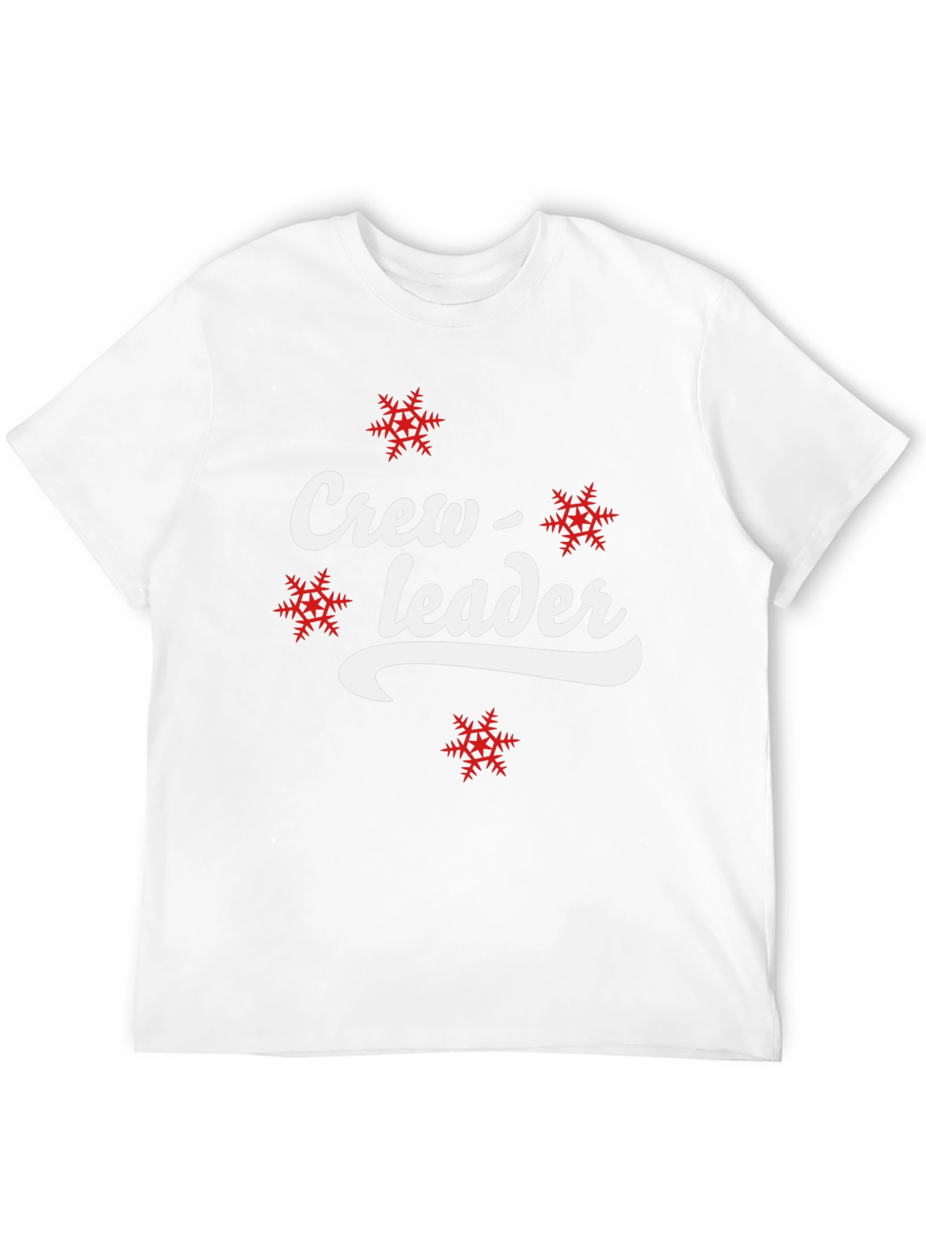 Crew Leader Snowflake Graphic T-Shirt