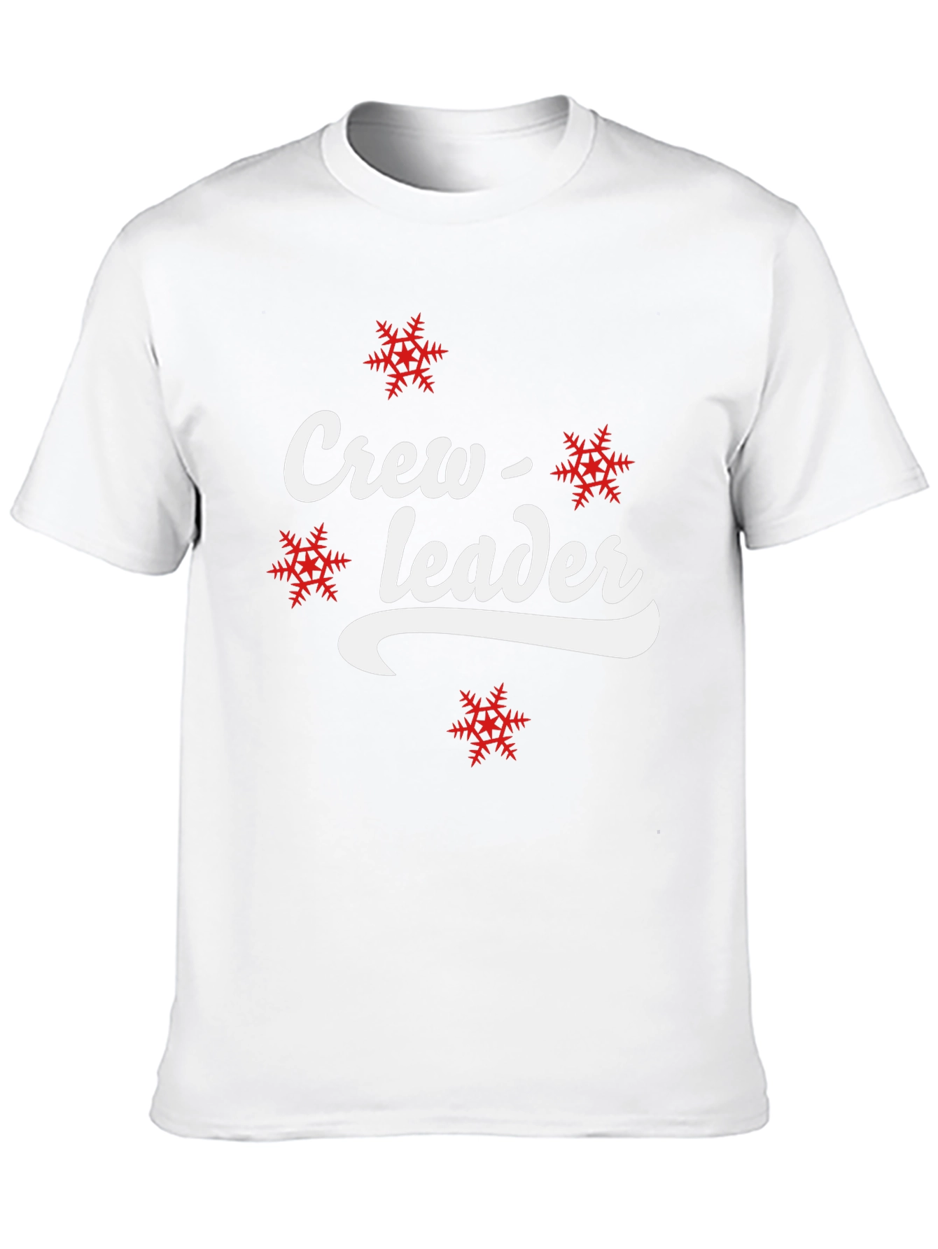 Crew Leader Snowflake Graphic T-Shirt