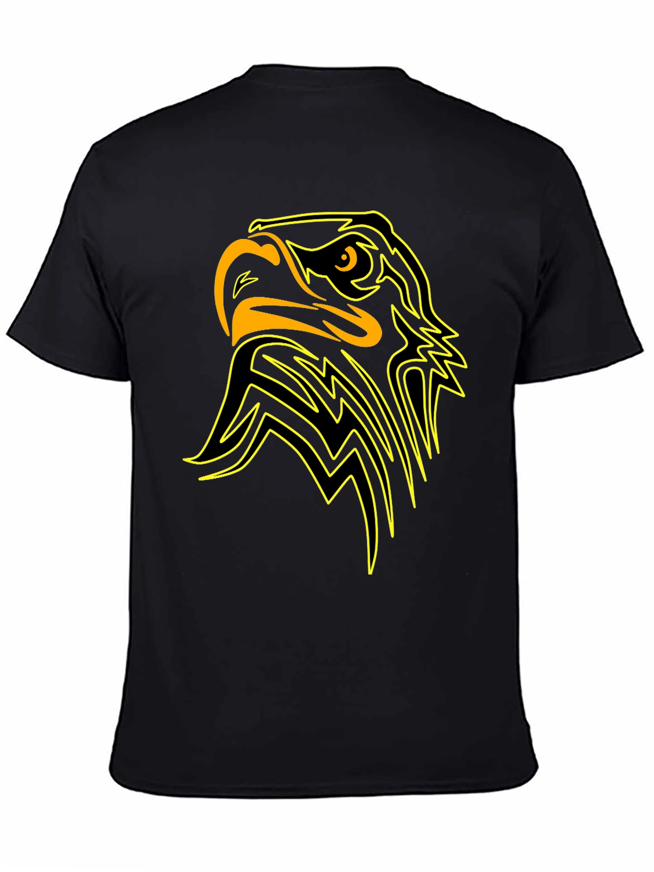 Bold Eagle Graphic Tee - Black