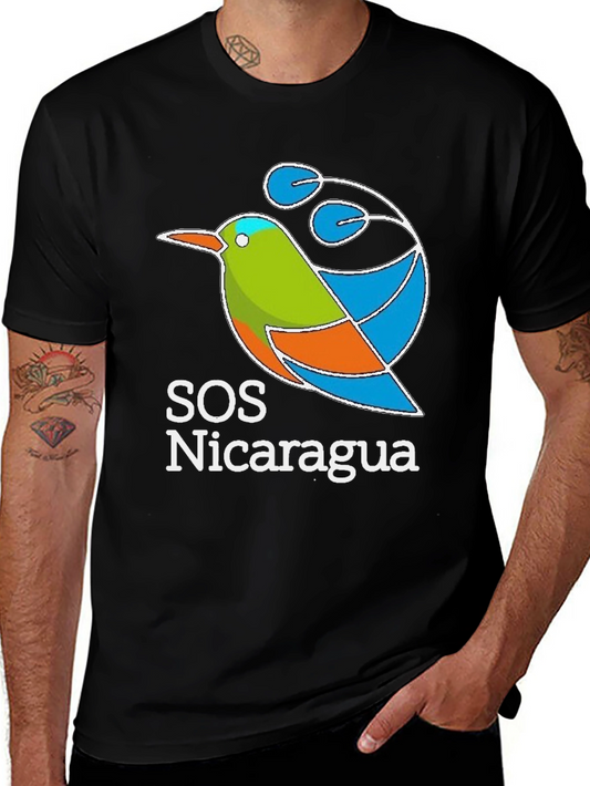 SOS Nicaragua T-Shirt - Bird Design
